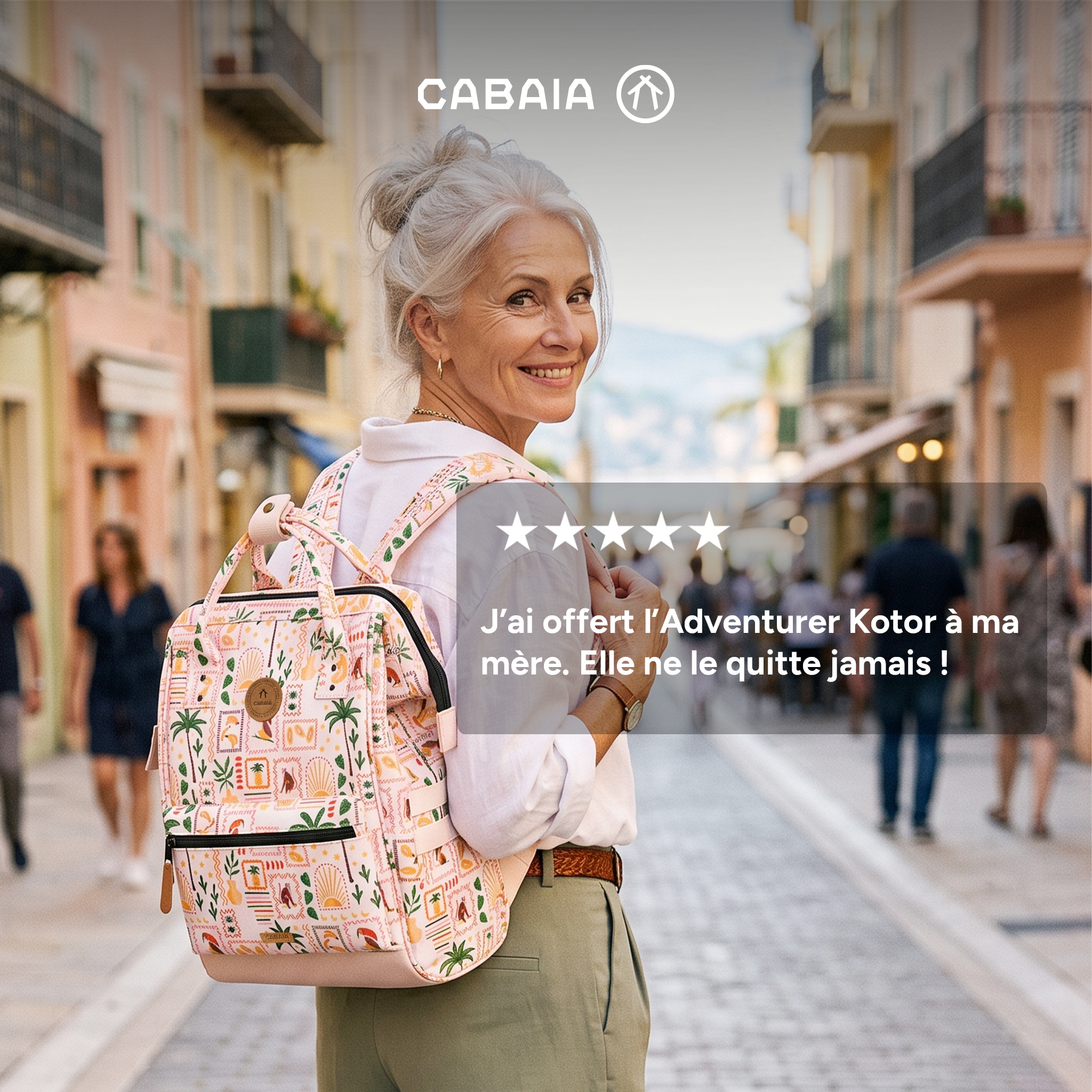 Cabaïa Facebook ad: Le sac à dos CABAIA