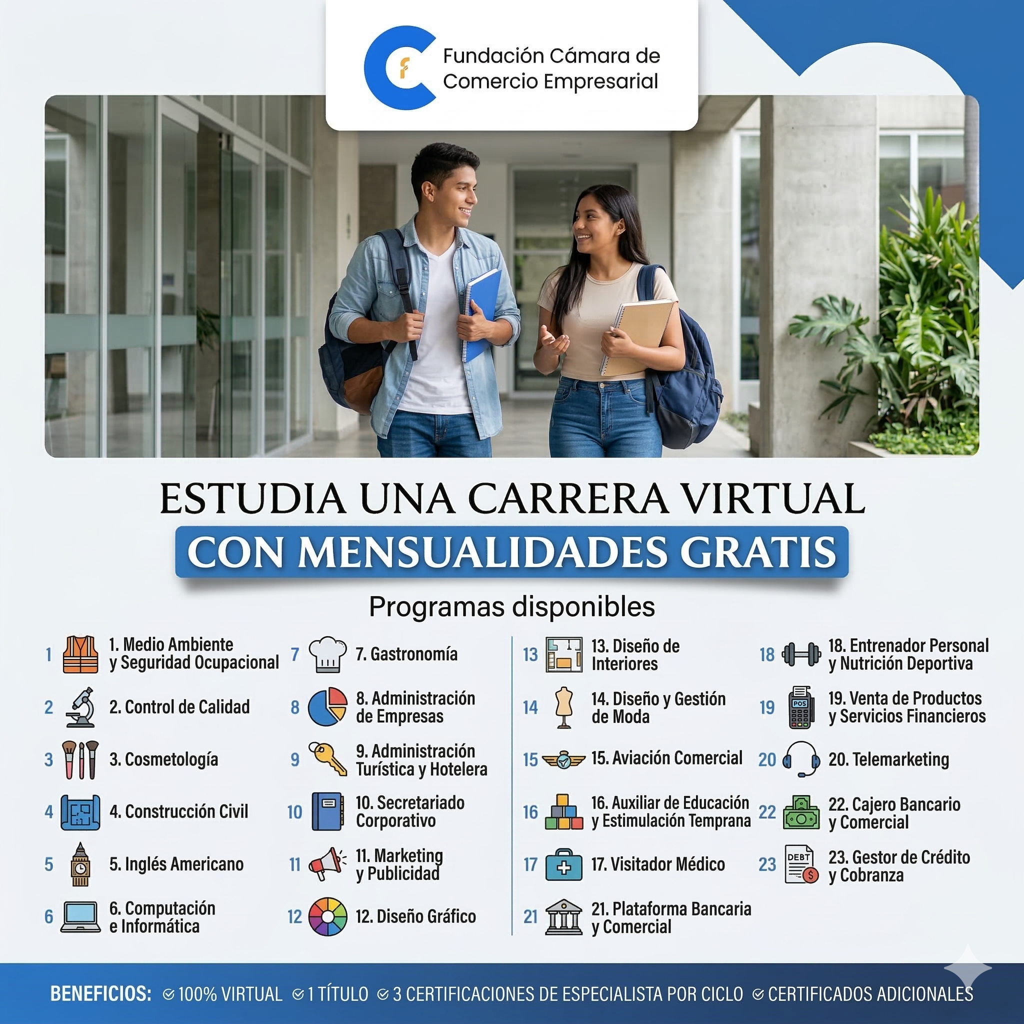 Fundación de la Cámara de Comercio Empresarial Facebook ad from Mar 16, 2026
