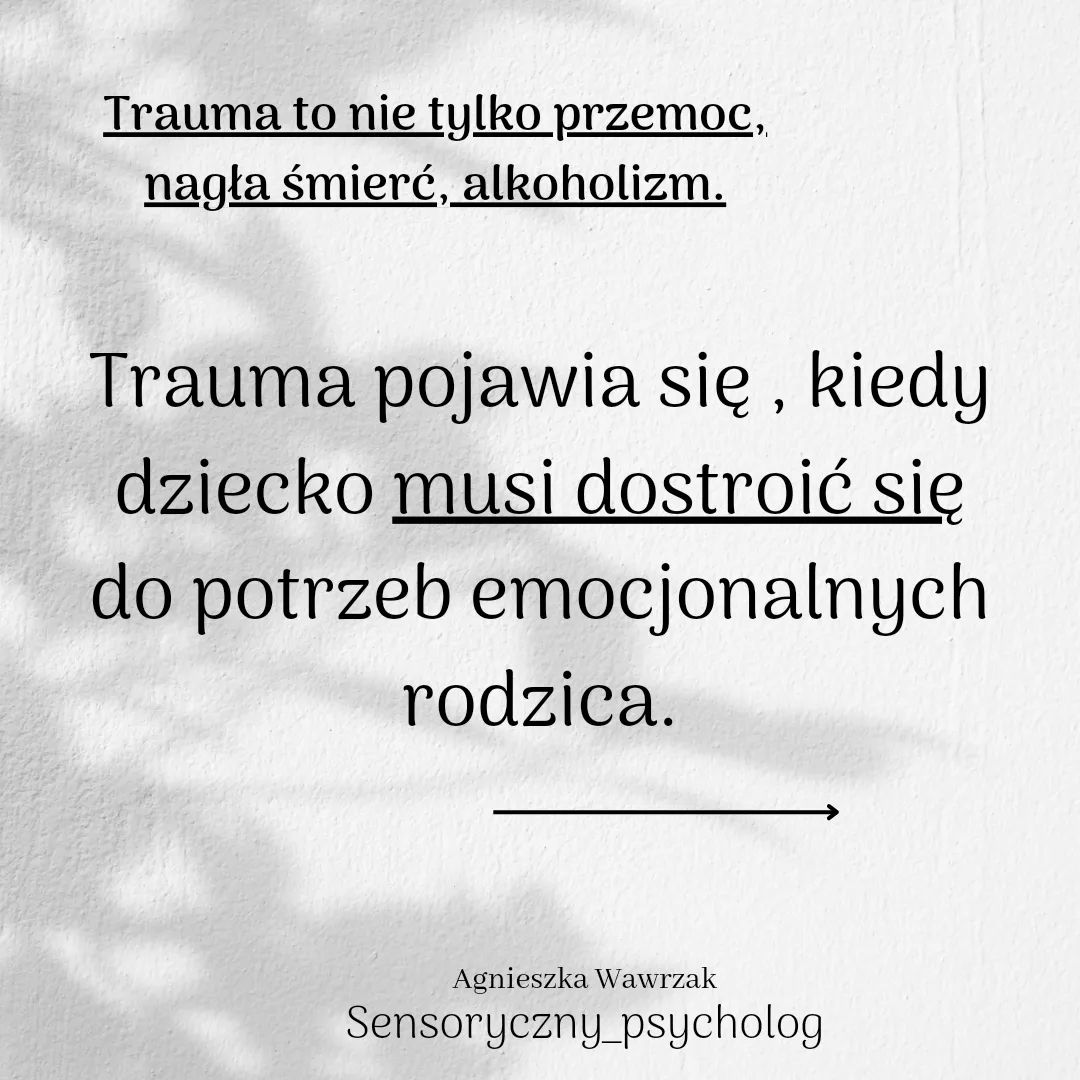 Sensolandia, terapia psychologiczna, terapia Si Facebook ad: Prawdziwie o traumie.