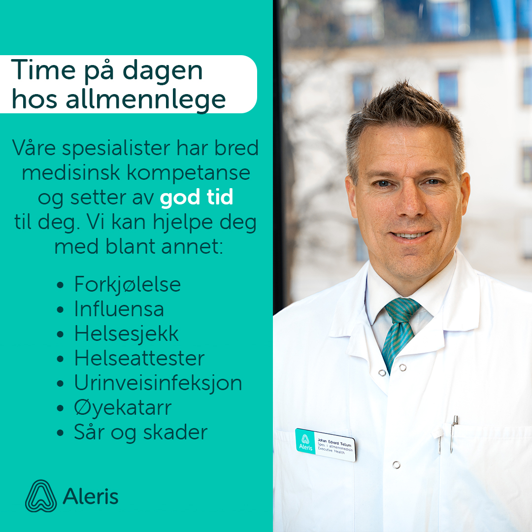 Aleris - sykehus & medisinske sentre Facebook ad