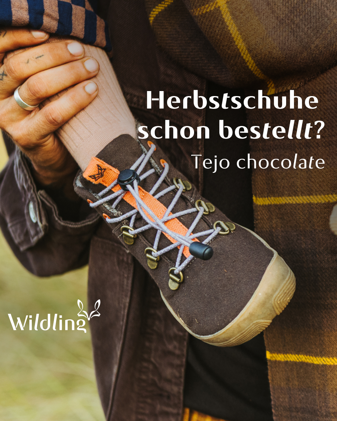 Wildling Shoes Facebook ad: Auf diesen Wildling ist Verlass