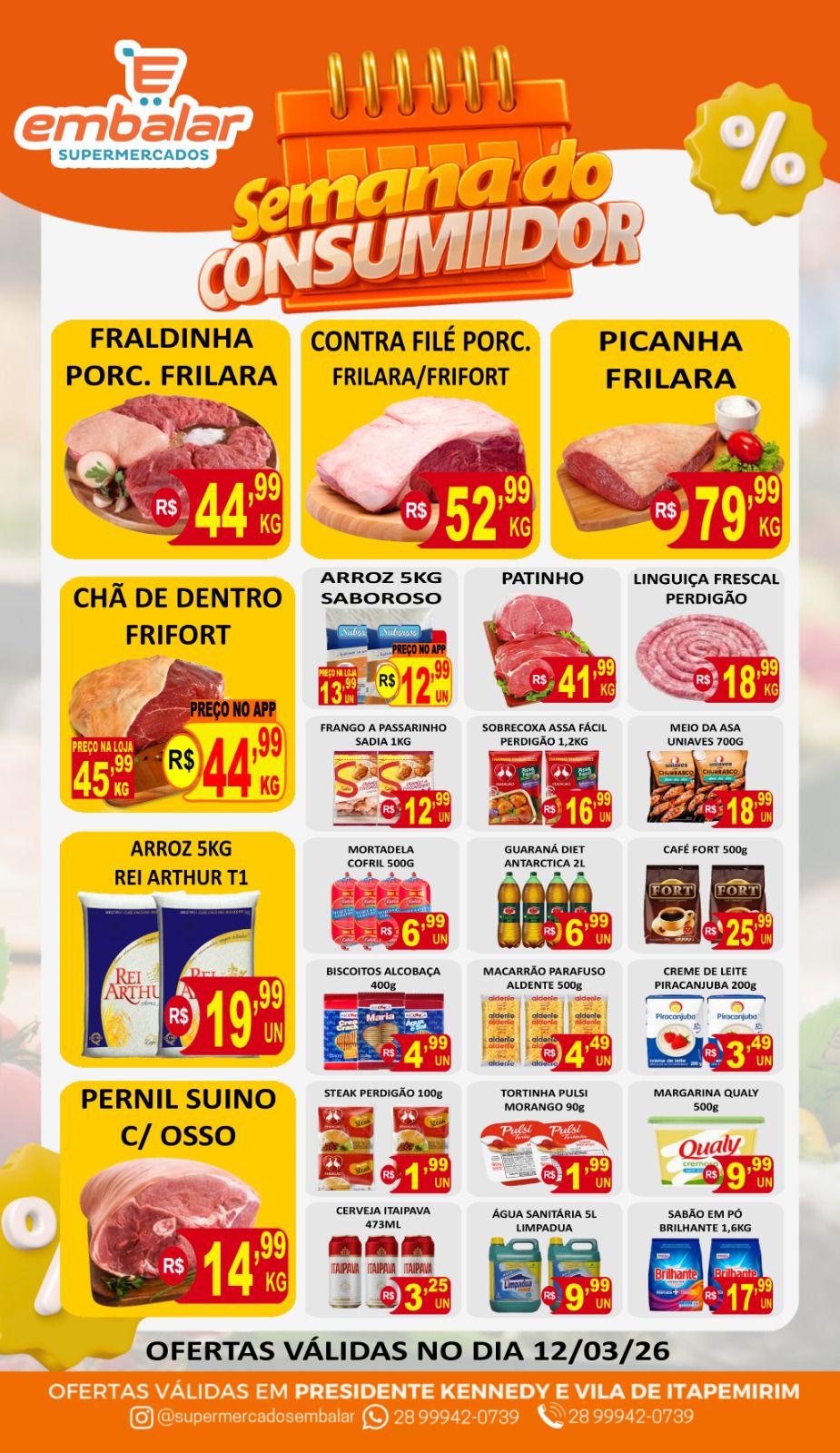 Supermercado Embalar Facebook ad from Mar 11, 2026