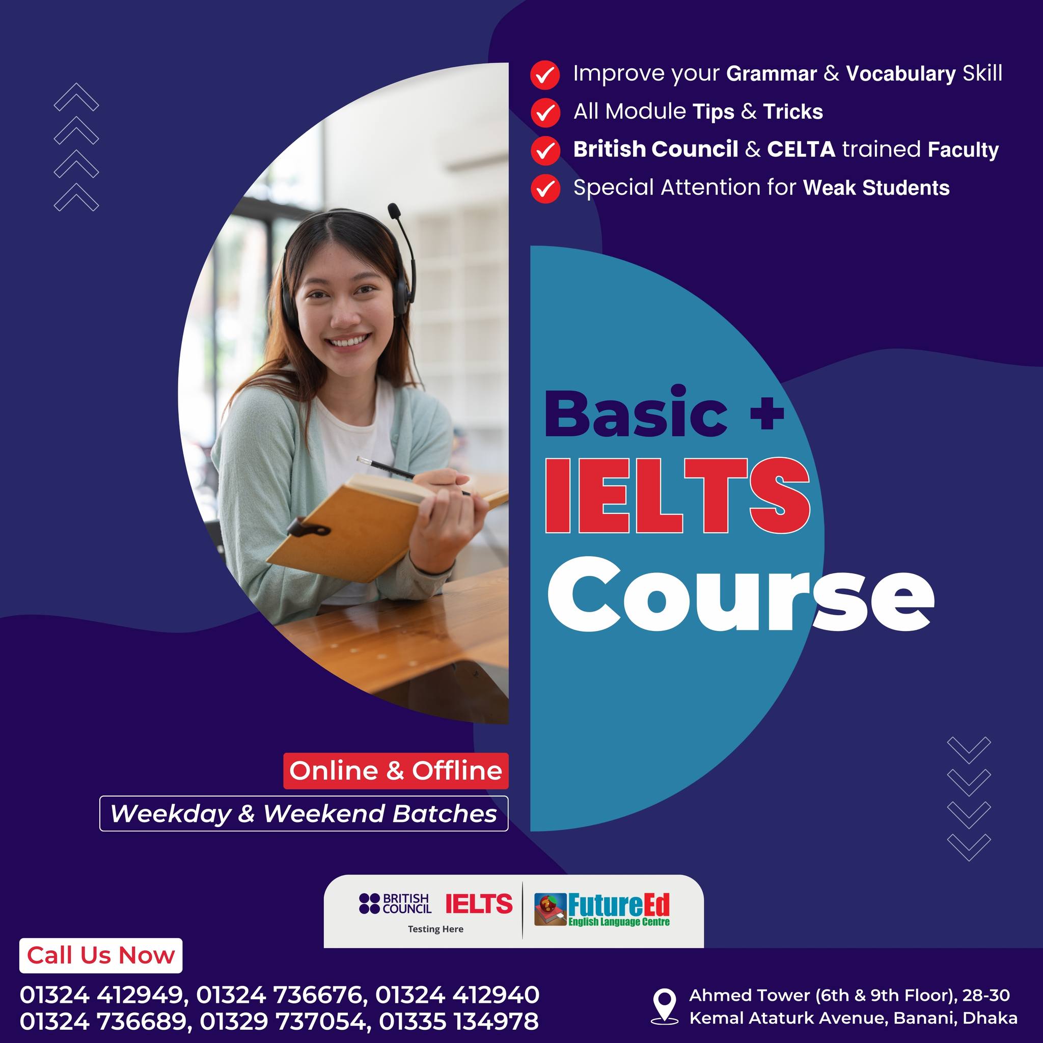 FutureEd English Language Institute Facebook ad