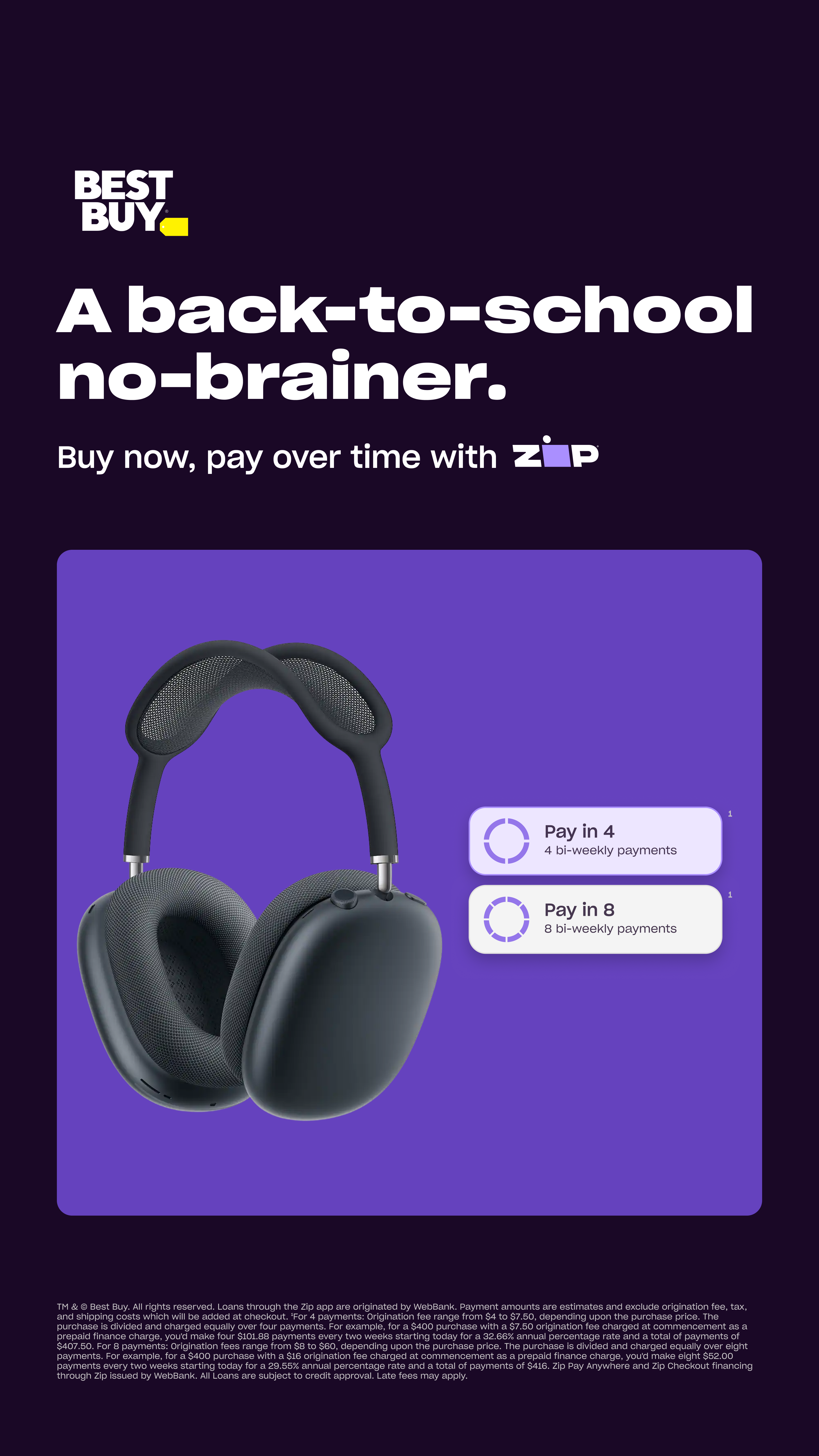 Zip Facebook ad from Jul 9, 2026