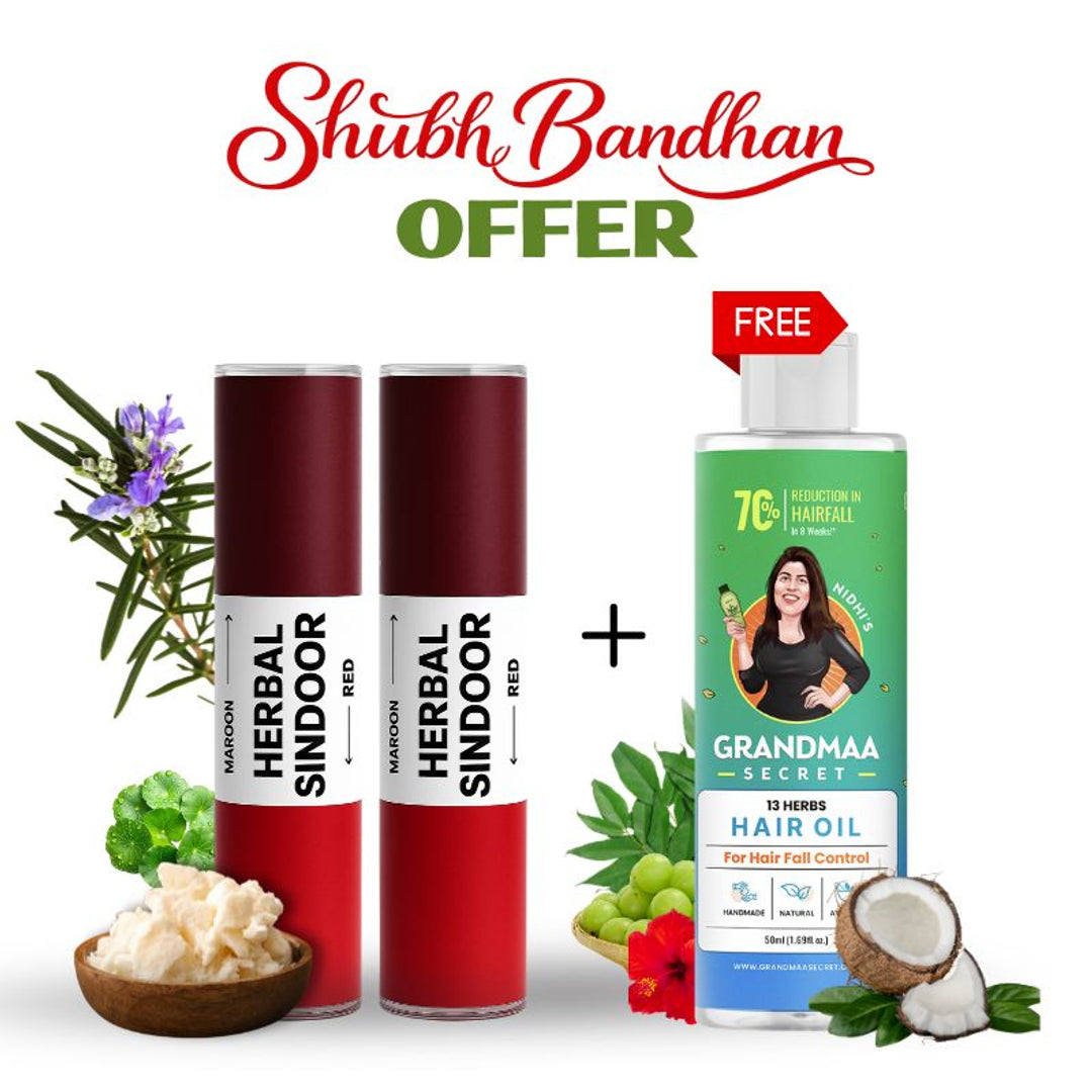 Grandmaasecret Facebook ad: Shop Natural Hair Care with Nidhi's Grandmaa Secret