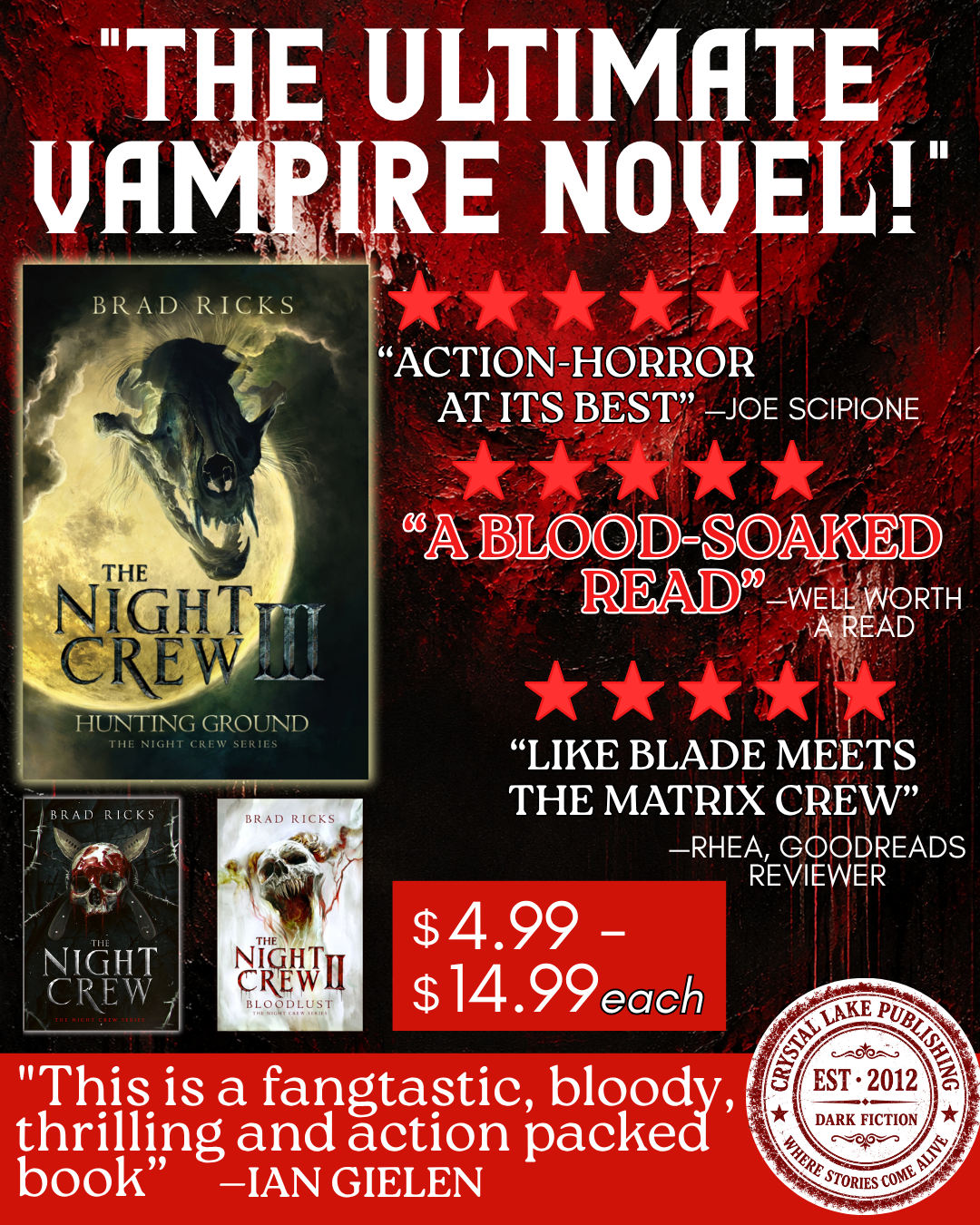 Crystal Lake Publishing Facebook ad