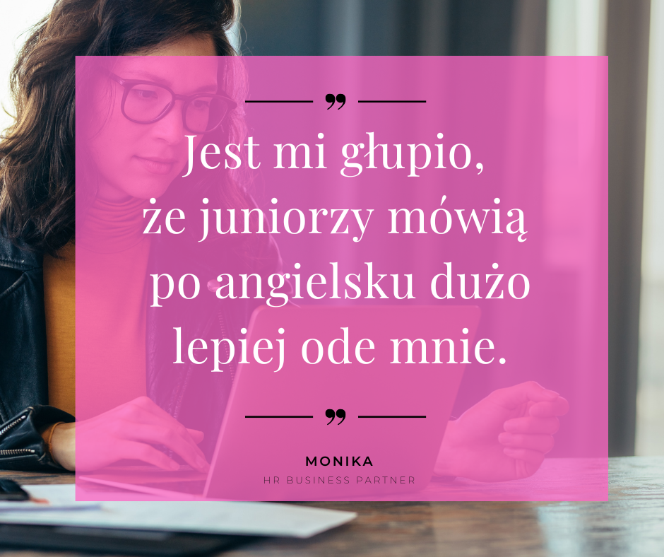 Kobieta-Angielski-Kariera Facebook ad: Chcesz pewniej mówić po angielsku w pracy?