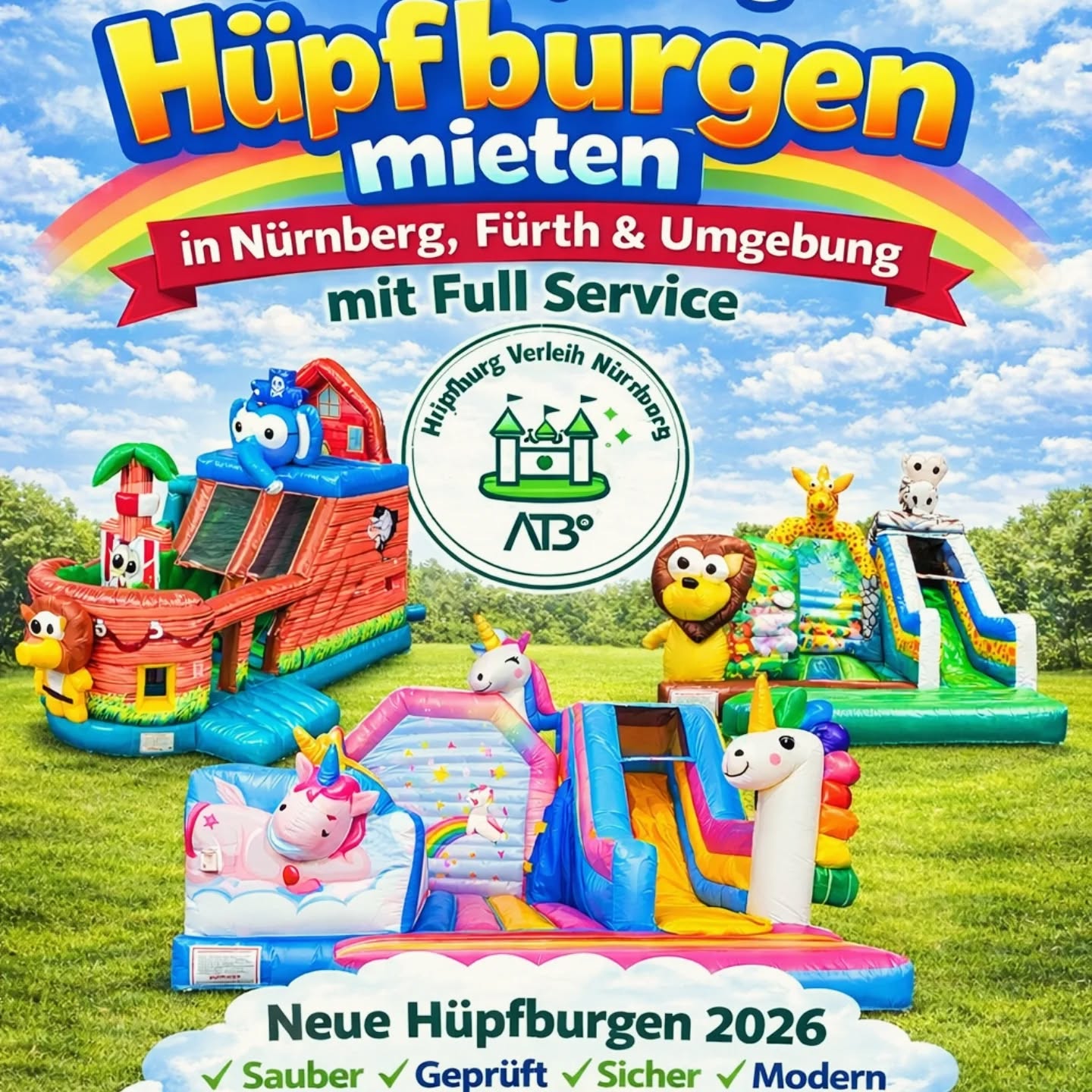 Hüpfburg Nürnberg  Facebook ad