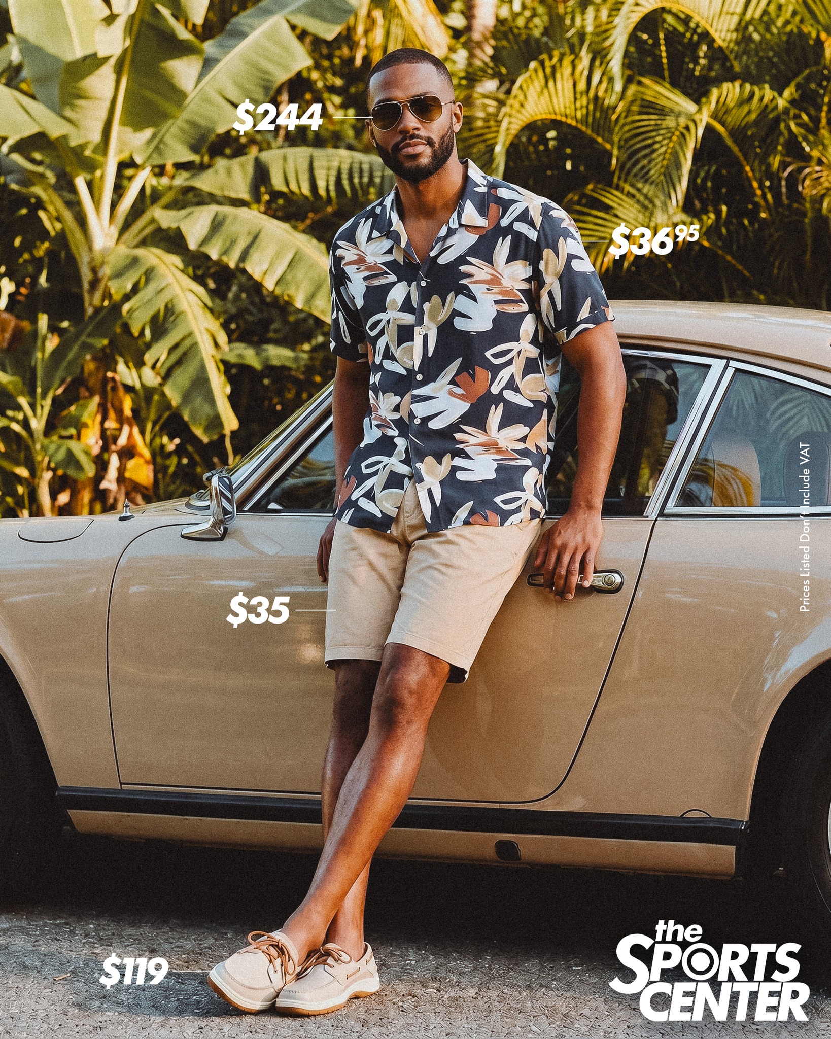 The Sports Center Facebook ad: Men's Fashion Apparel