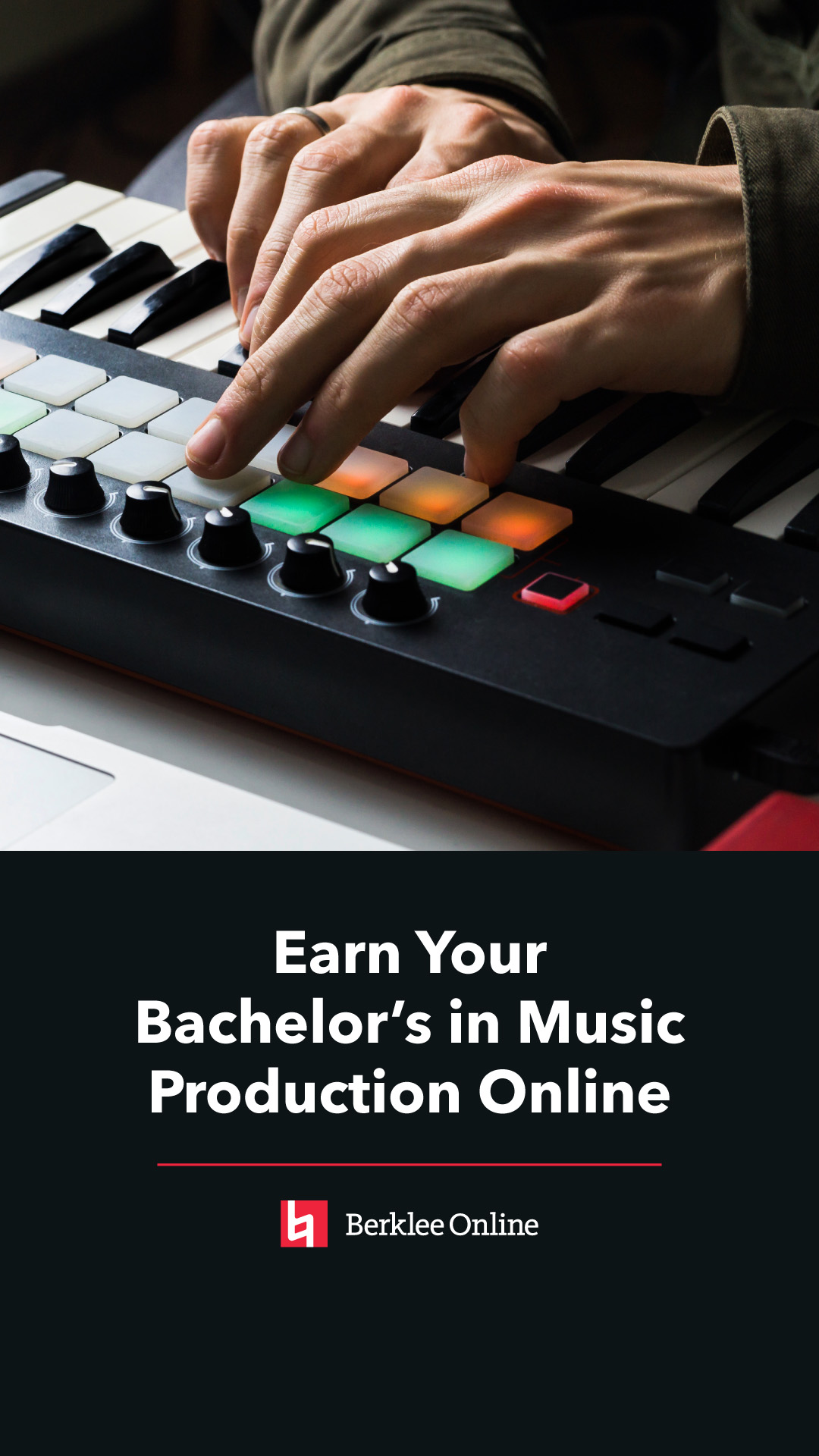 Berklee Online Facebook ad