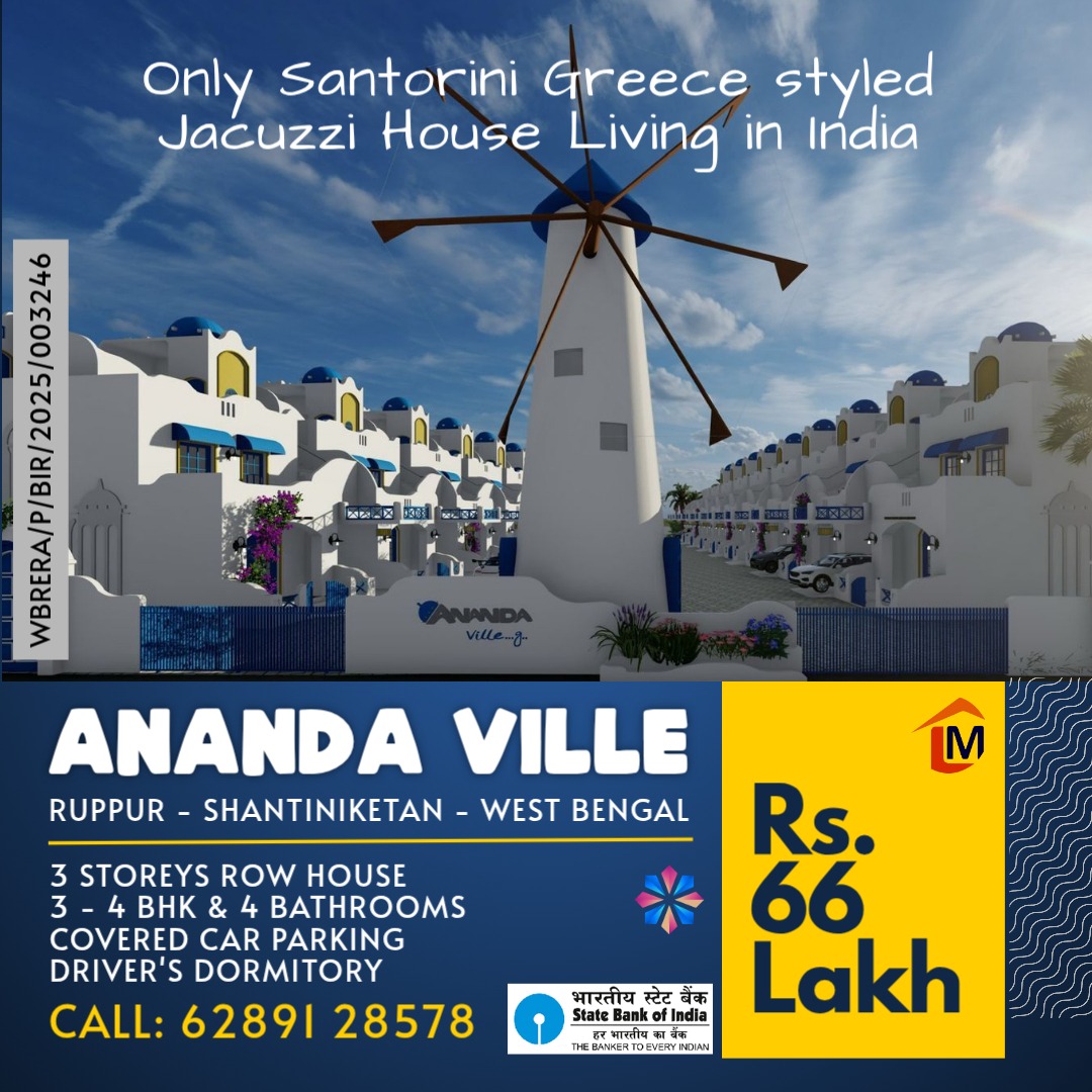 Legend Marketing Properties Facebook ad: Own a Santorini Greece Style Row-house Jacuzzi Villa…
