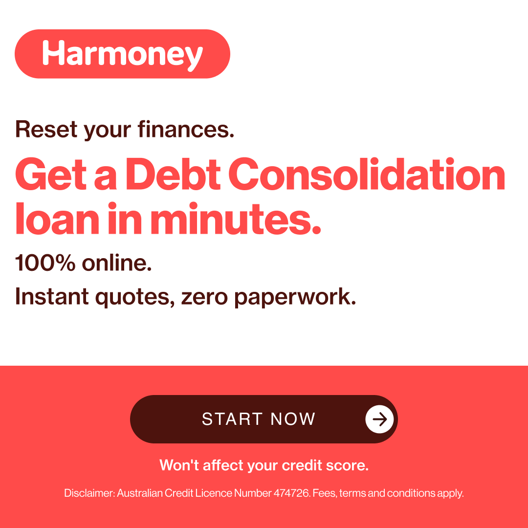 Harmoney Australia Facebook ad from May 19, 2026