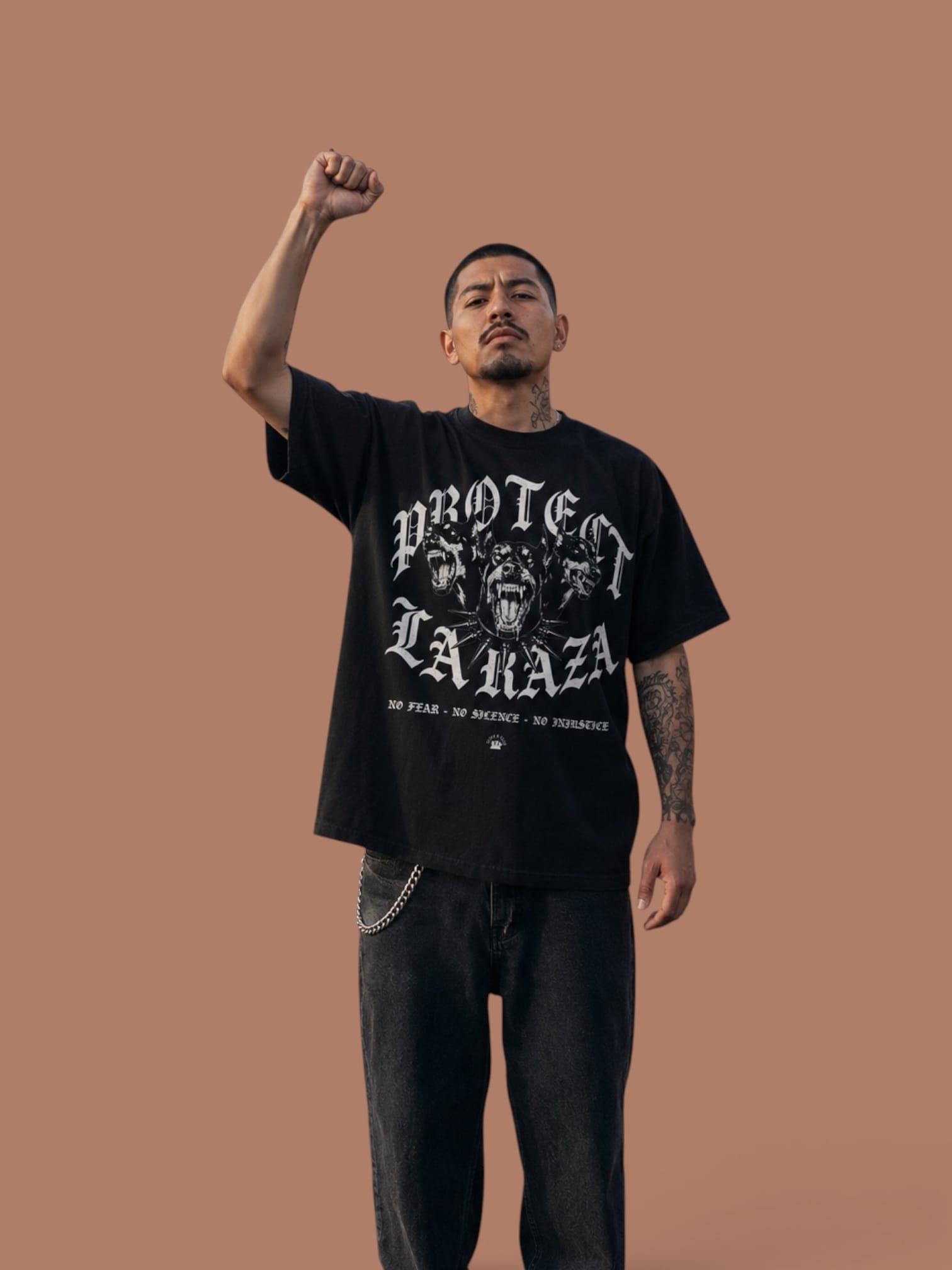 Brown N Proud Facebook ad: PROTECT LA RAZA