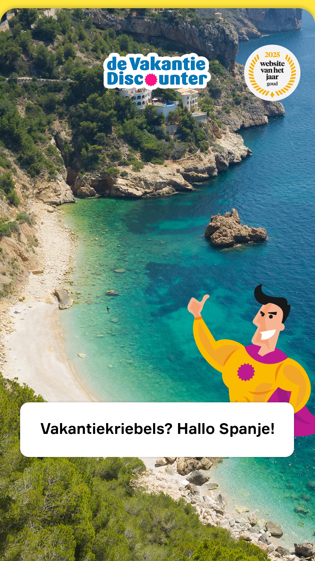 de VakantieDiscounter Facebook ad