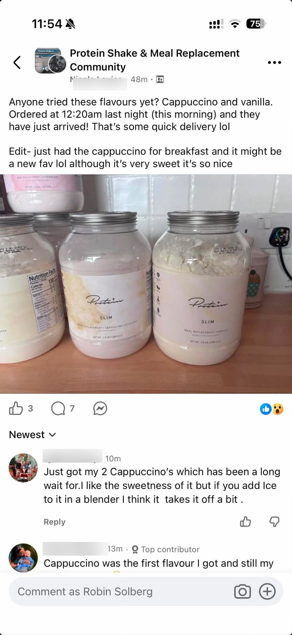 Charlotte Crosby Facebook ad: Losing weight has never tasted better