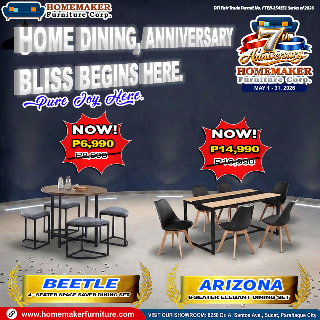 Homemaker Furniture - Manila Branch Facebook ad