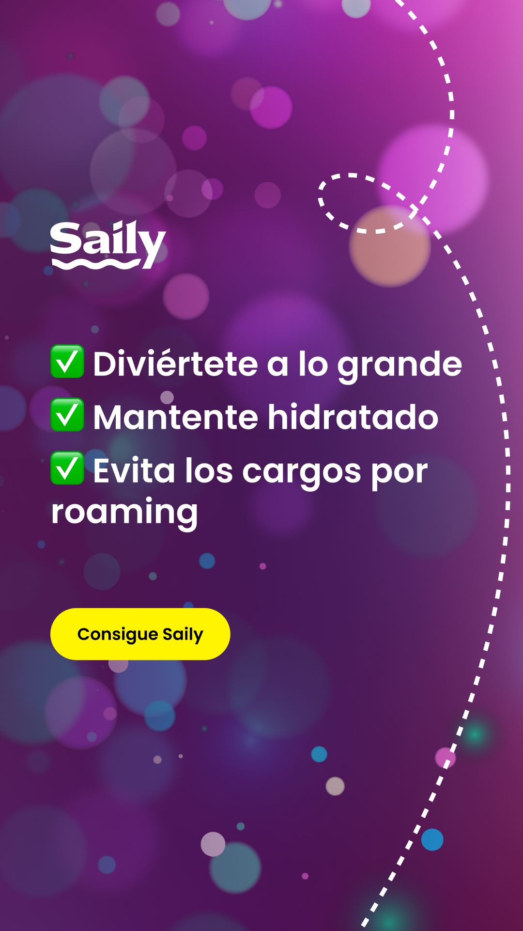 Saily Facebook ad