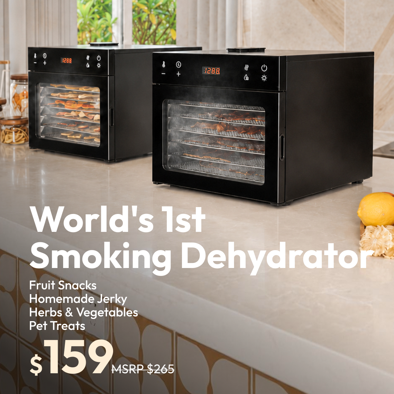 Smokpub Home Facebook ad: SMOKPUB Smokery, The Dehydrator That Smokes