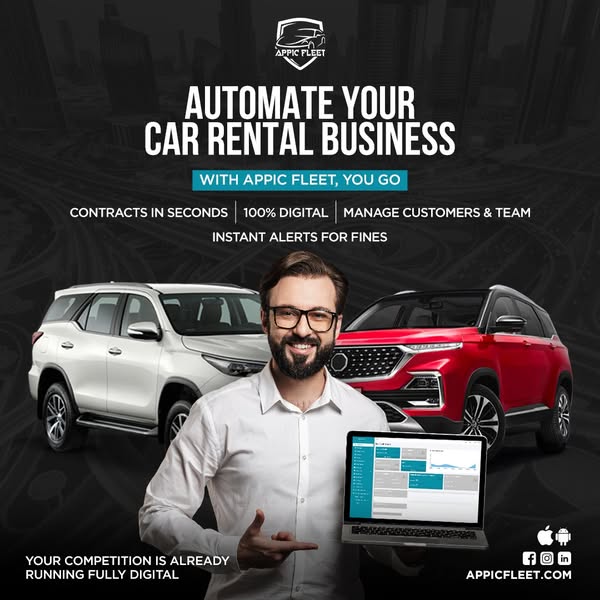 Appic Fleet Facebook ad: #1 Best Car Rental Fleet Management Software