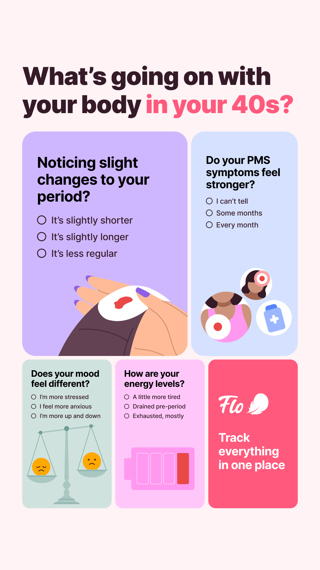 Flo App Facebook ad
