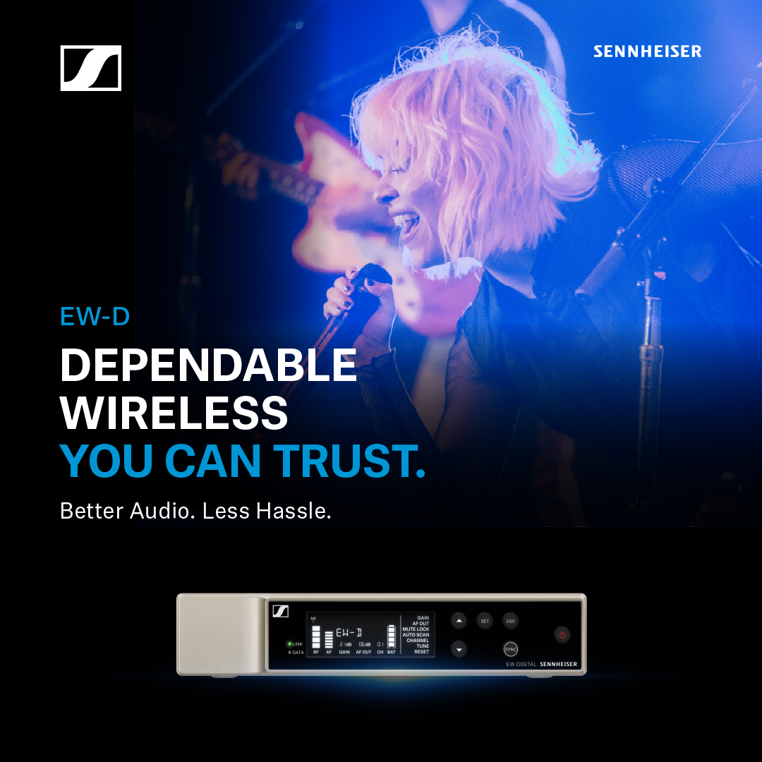 B&H Photo Video Pro Audio Facebook ad: Sennheiser EW-D