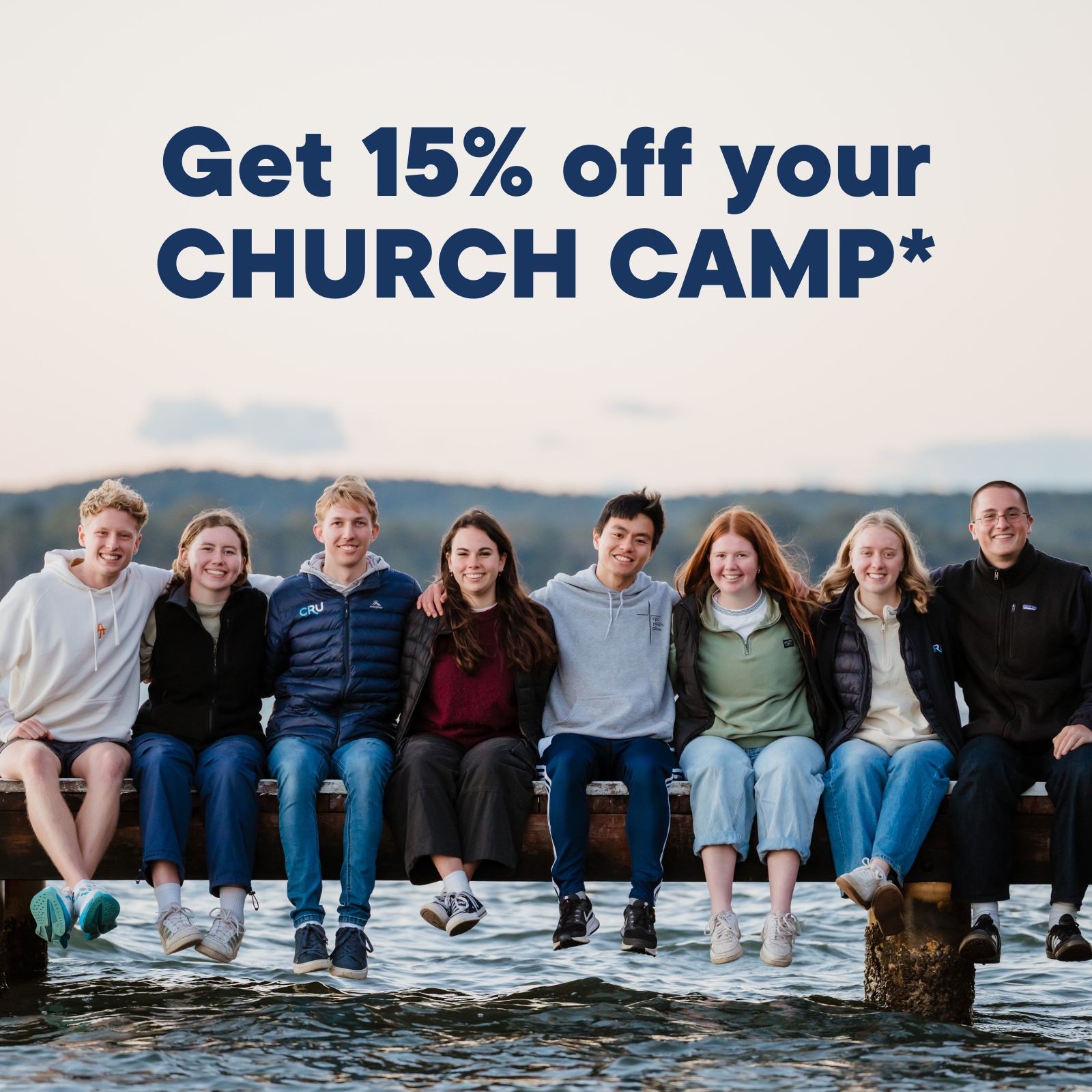 CRU Facebook ad: Host your next church camp at CRU Lake…