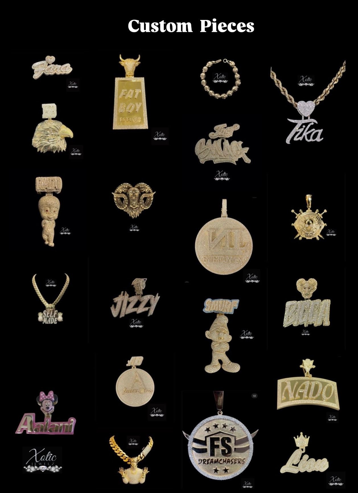 Xøtįc Jewęlź Facebook ad: Xotic Jewelz The number one custom jewelry choice…