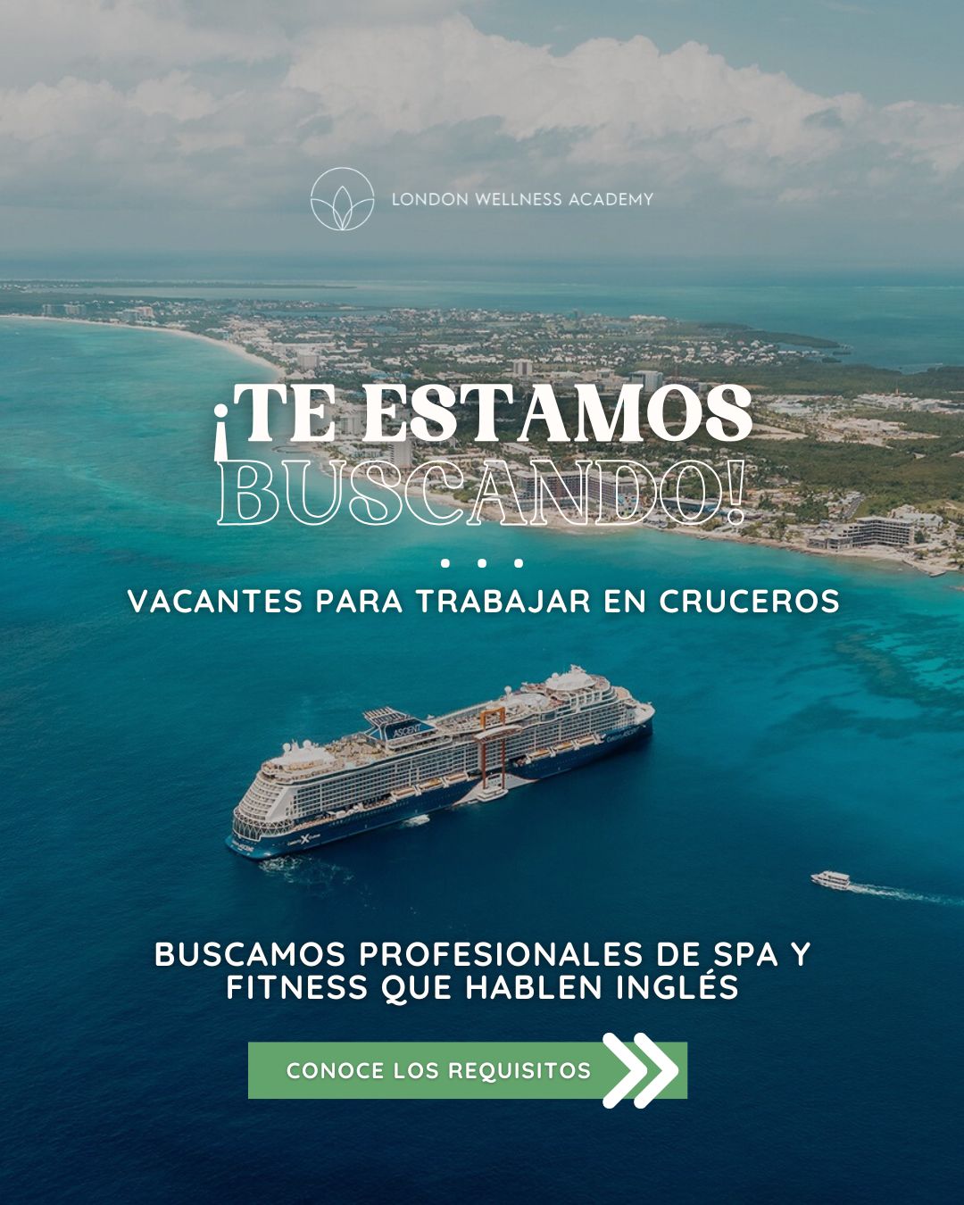 Trabaja En Cruceros - América Latina Facebook ad: ¿Hablas inglés y quieres llevar tu carrera a…