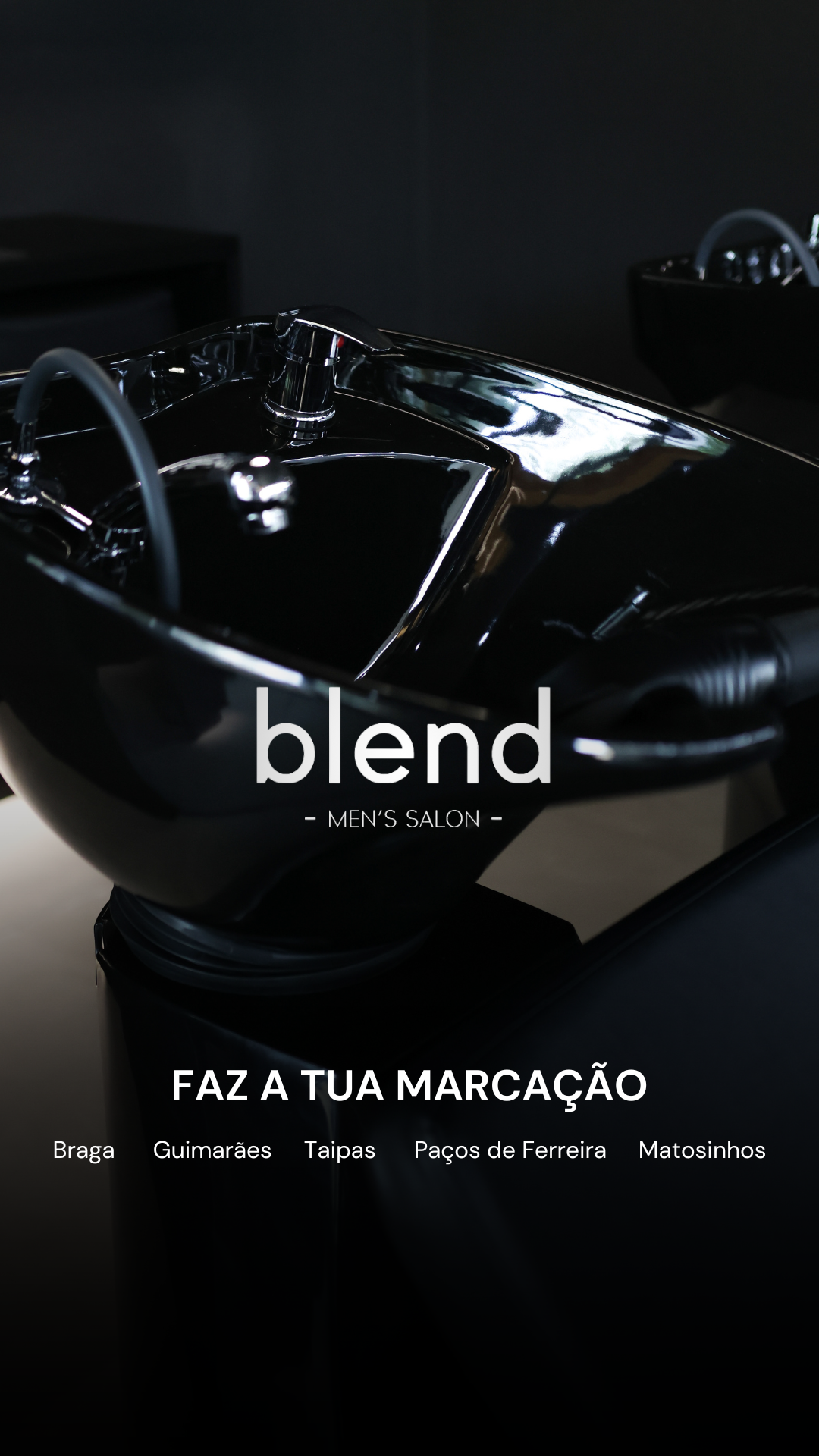 Blend Men's Salon Facebook ad