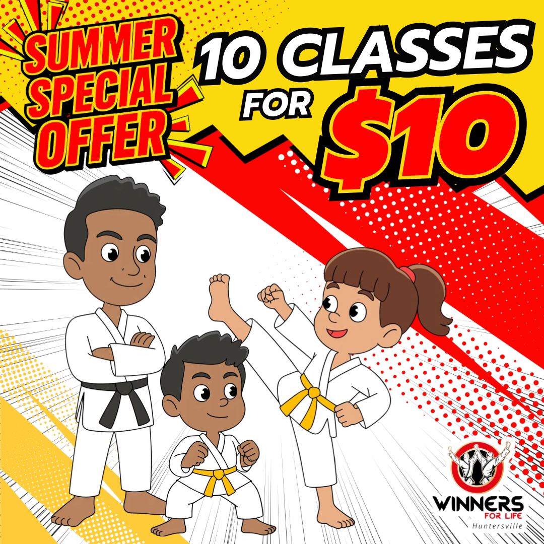 Winners For Life Martial Arts Huntersville Facebook ad