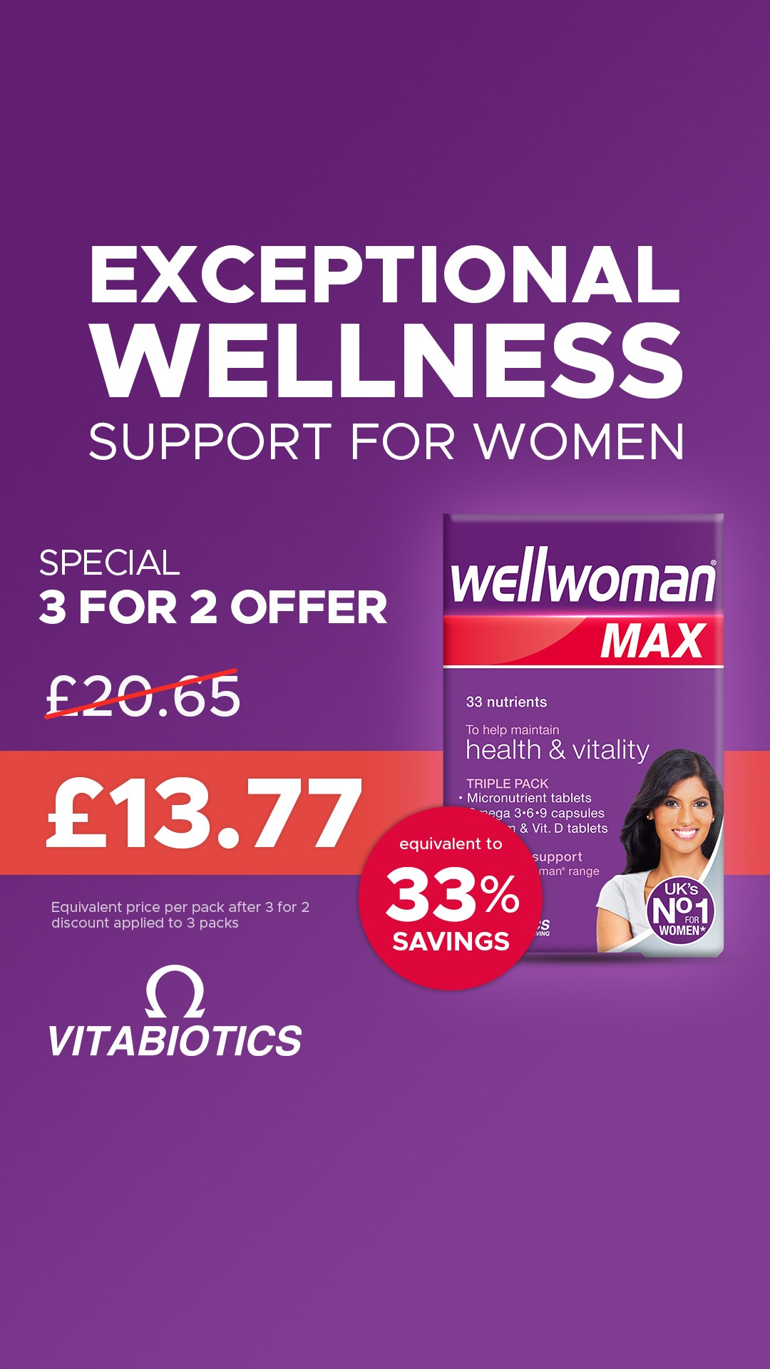 Vitabiotics Facebook ad