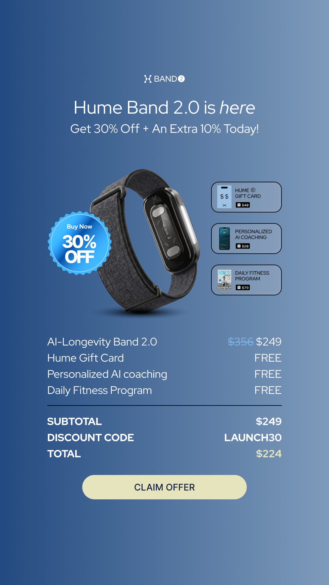 Hume Health Facebook ad