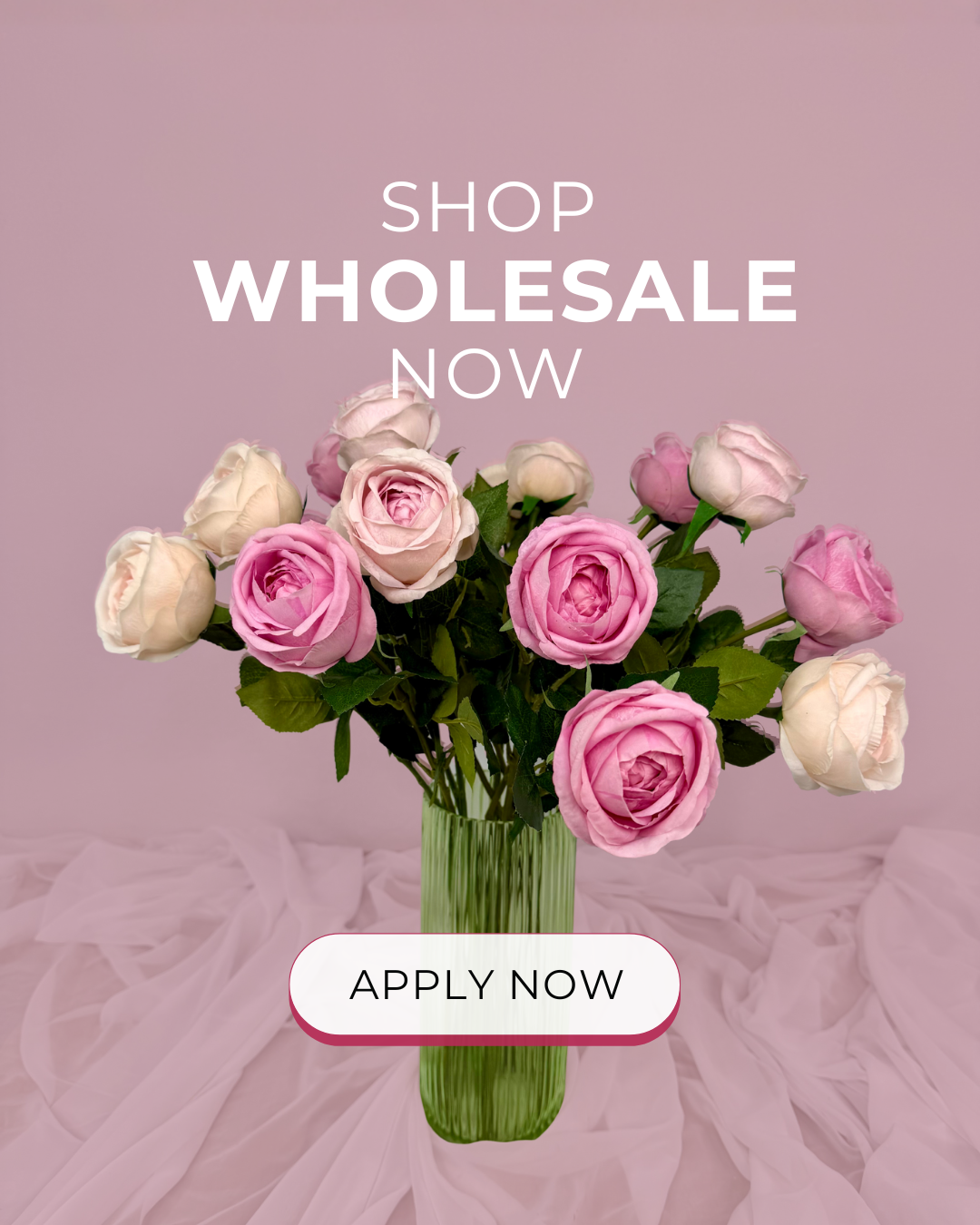 Realistic Artificial Flowers Facebook ad: Premium Artificial Flowers - Wholesale opportunity