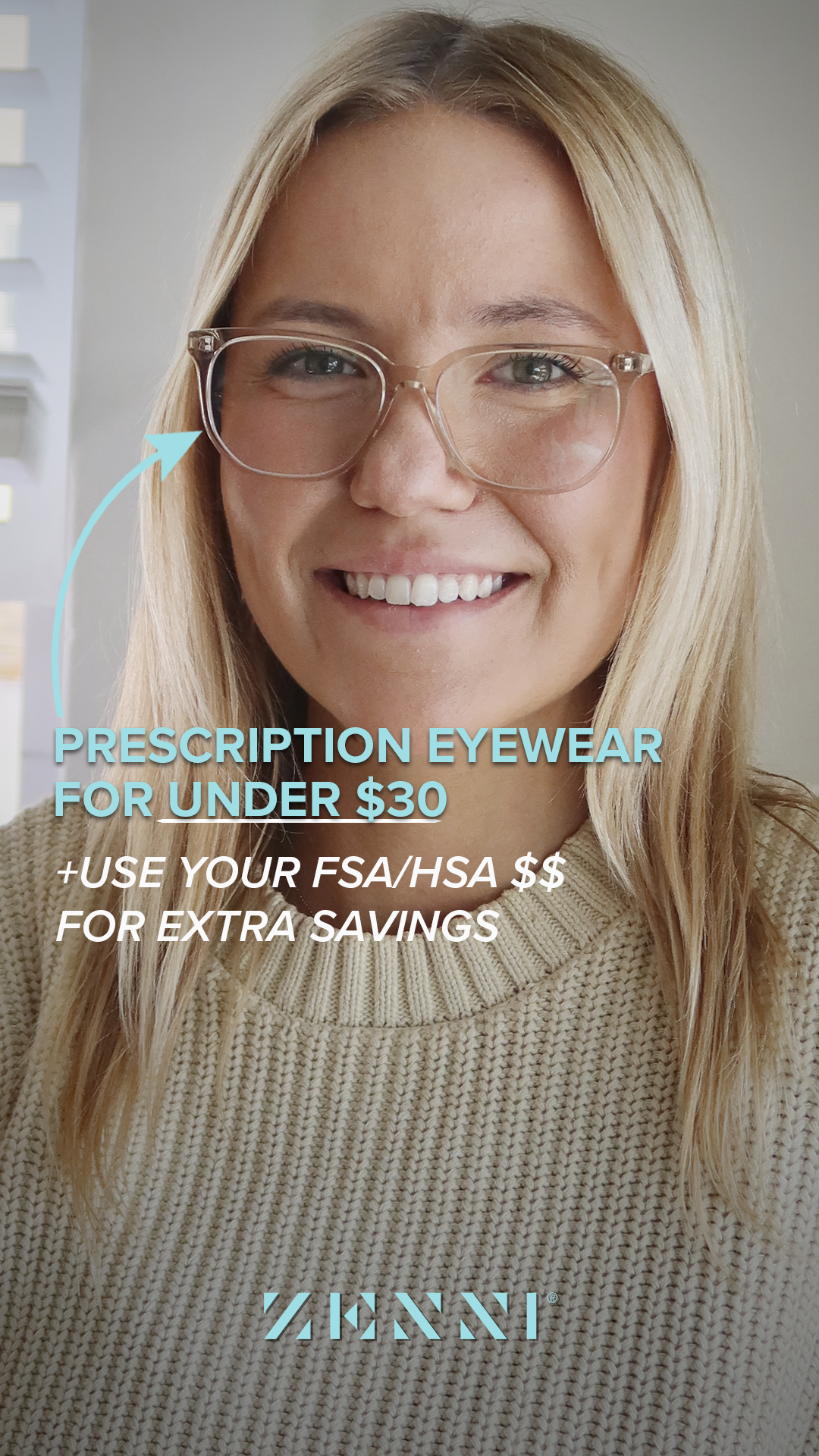 Zenni Optical Facebook ad