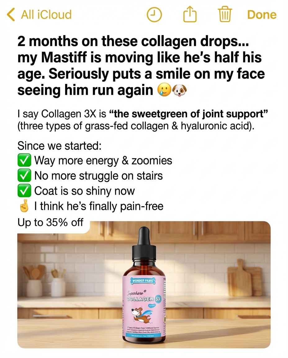 Wonder Paws Facebook ad