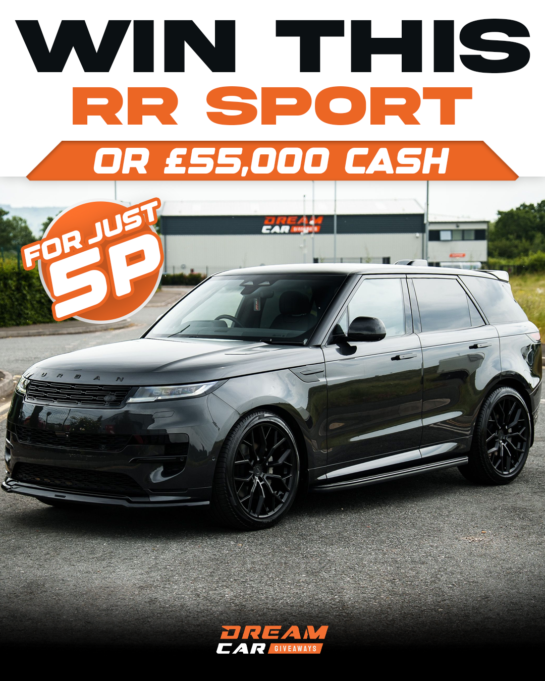 Dream Car Giveaways Facebook ad