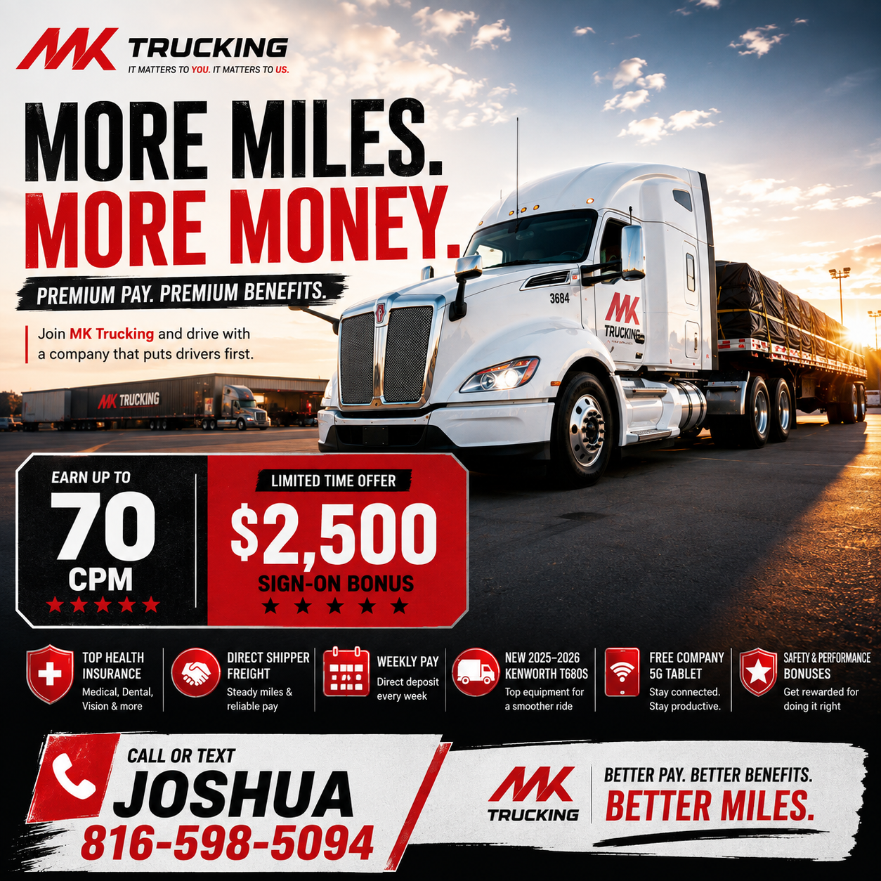 MK-Trucking Facebook ad