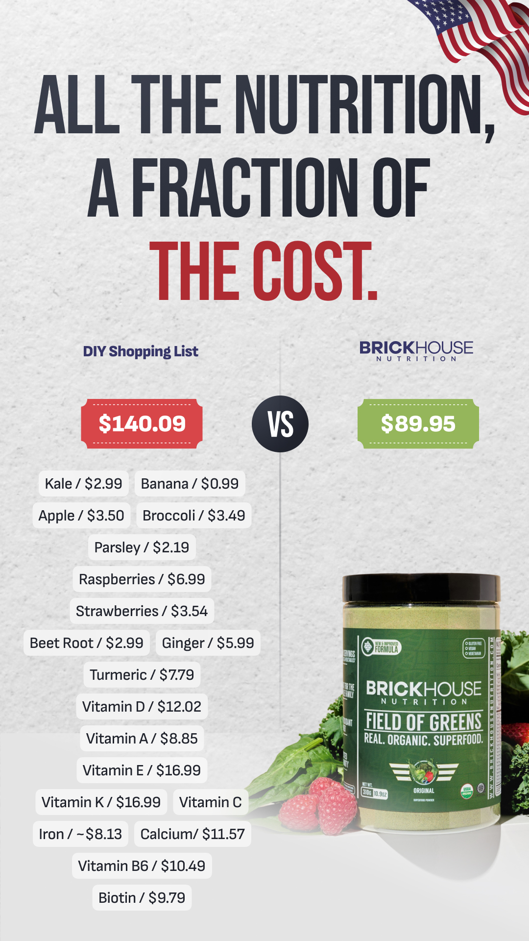 BrickHouse Nutrition Facebook ad
