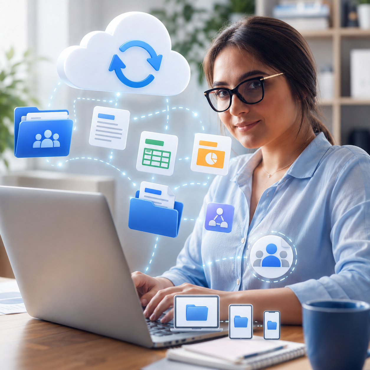 Tipify Genius Facebook ad: Business Cloud Storage: Collaboration Guide