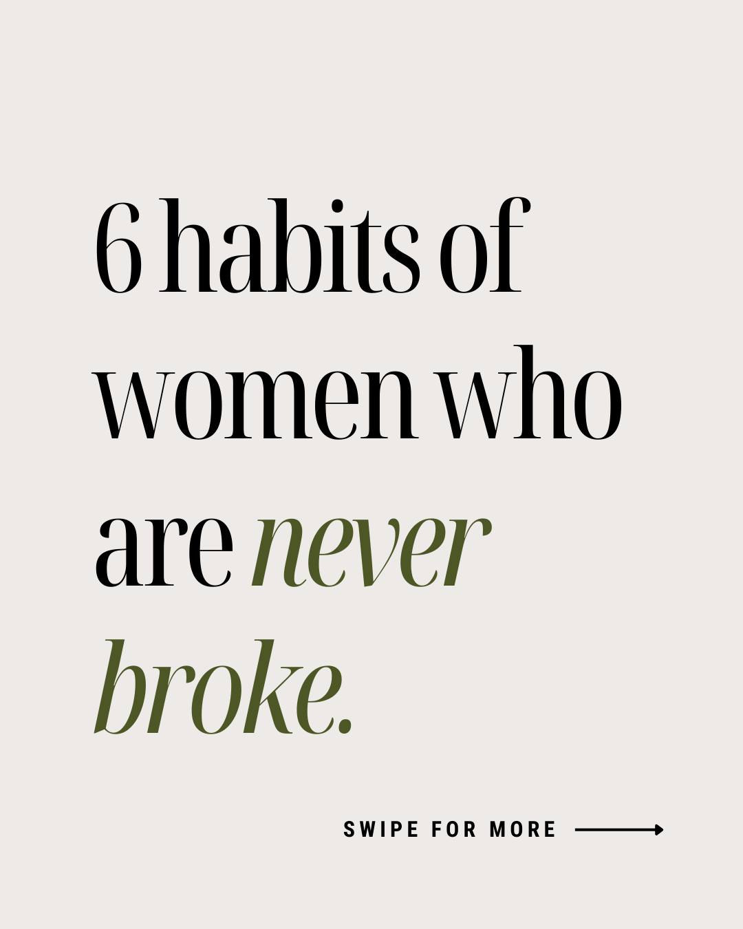 Women In Wealth Facebook ad: Wealth isn’t luck-it’s habits.
