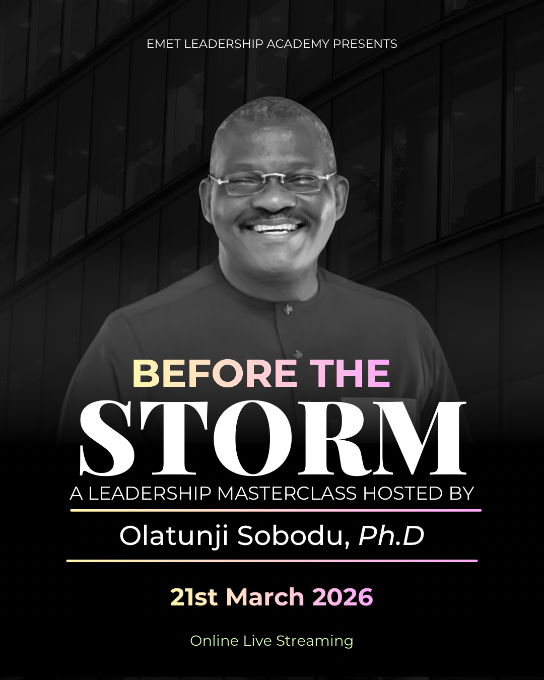 EMET Leadership Academy Facebook ad