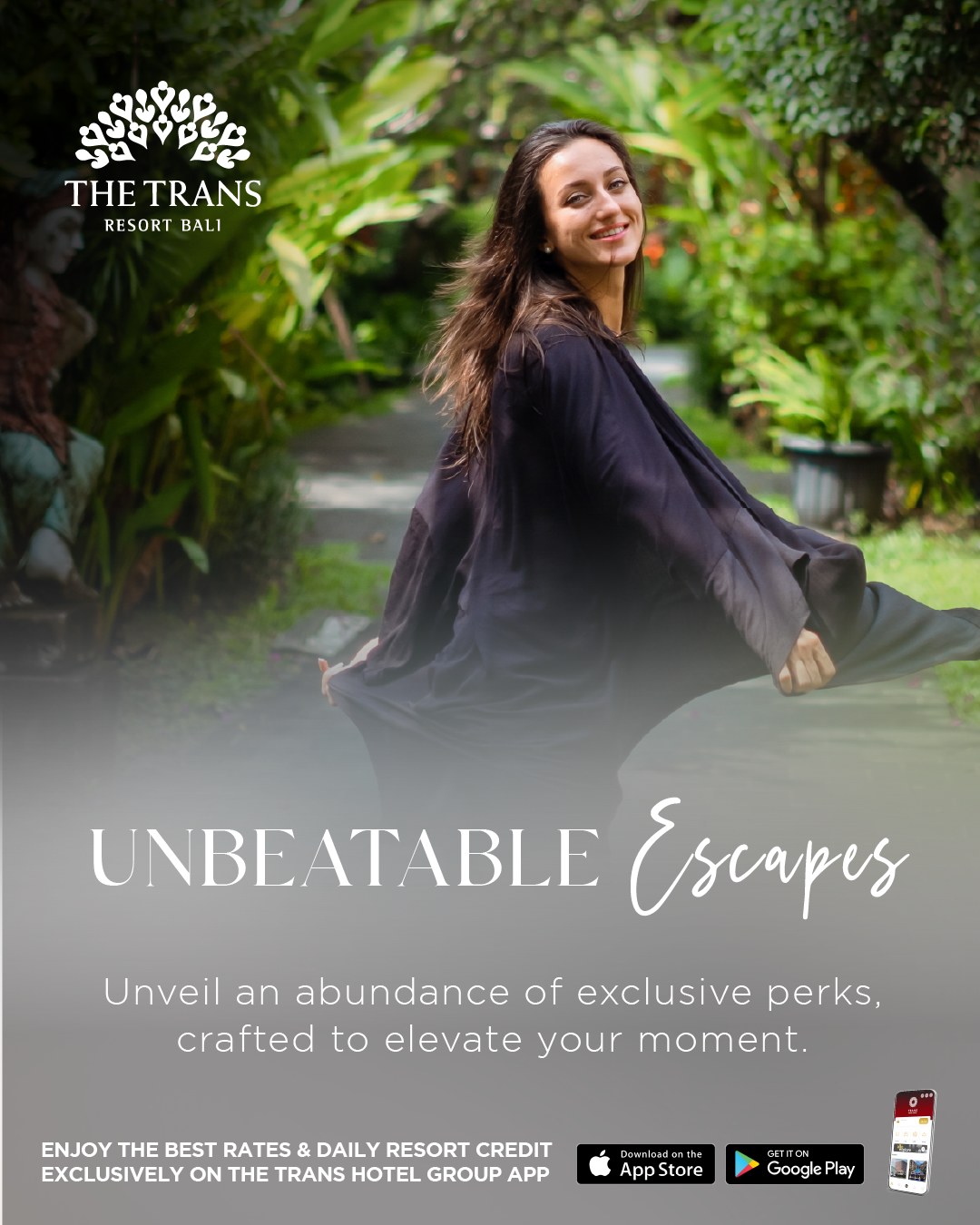 The Trans Resort Bali Facebook ad: Bali's Most Complete Retreat