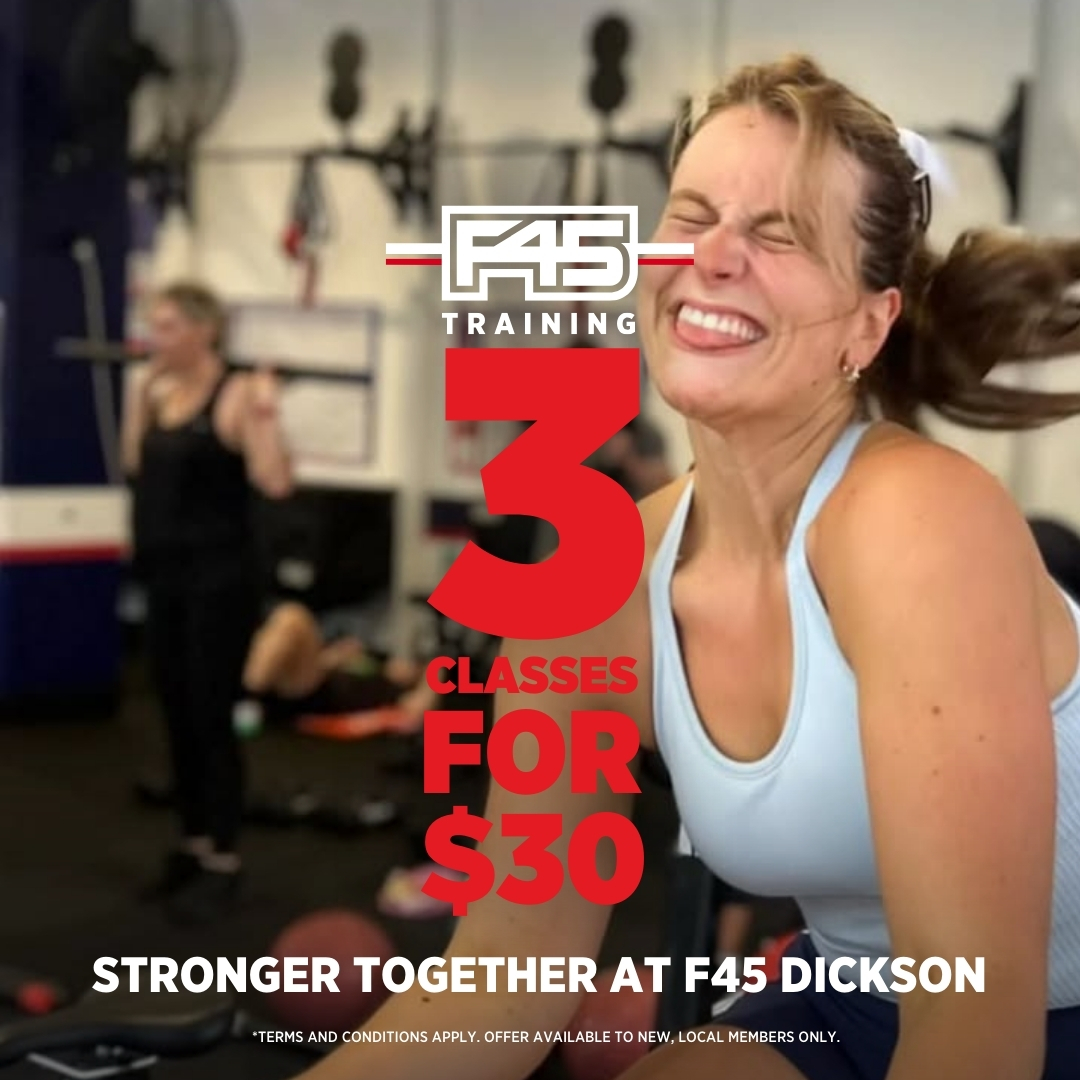 F45 Training Dickson Facebook ad