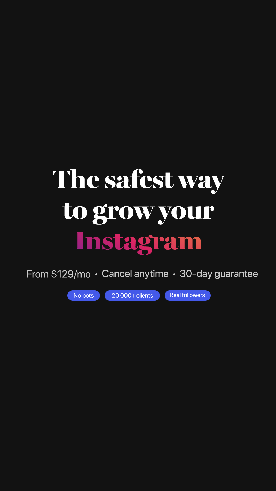 Socialboost Facebook ad