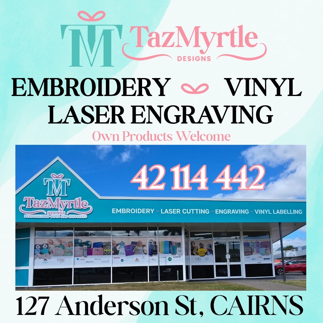 Tazmyrtle Designs Facebook ad: Cairns Locals!