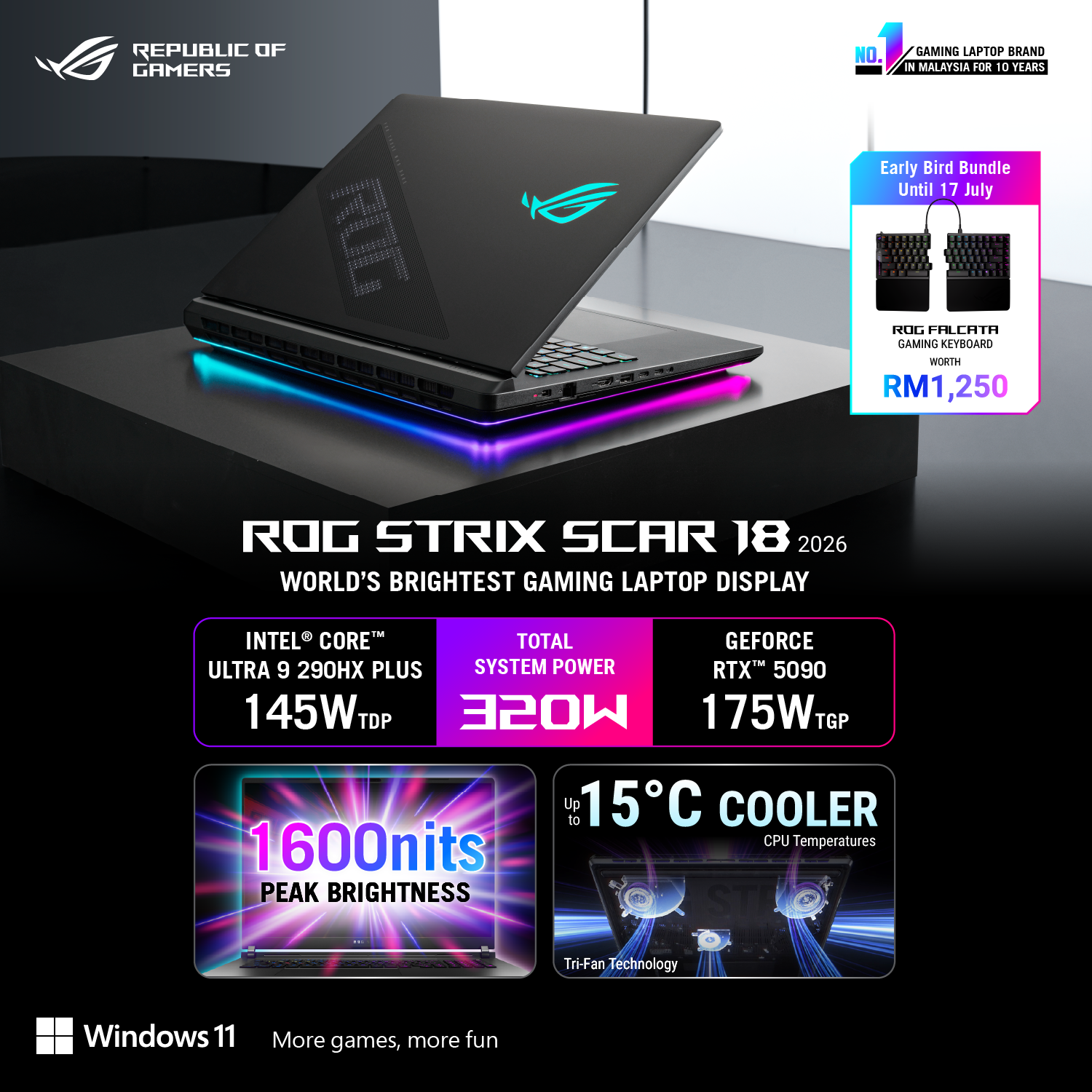 JUST IT TECHNOLOGY Facebook ad: Return of the king, the 2026 ROG Strix SCAR 18!