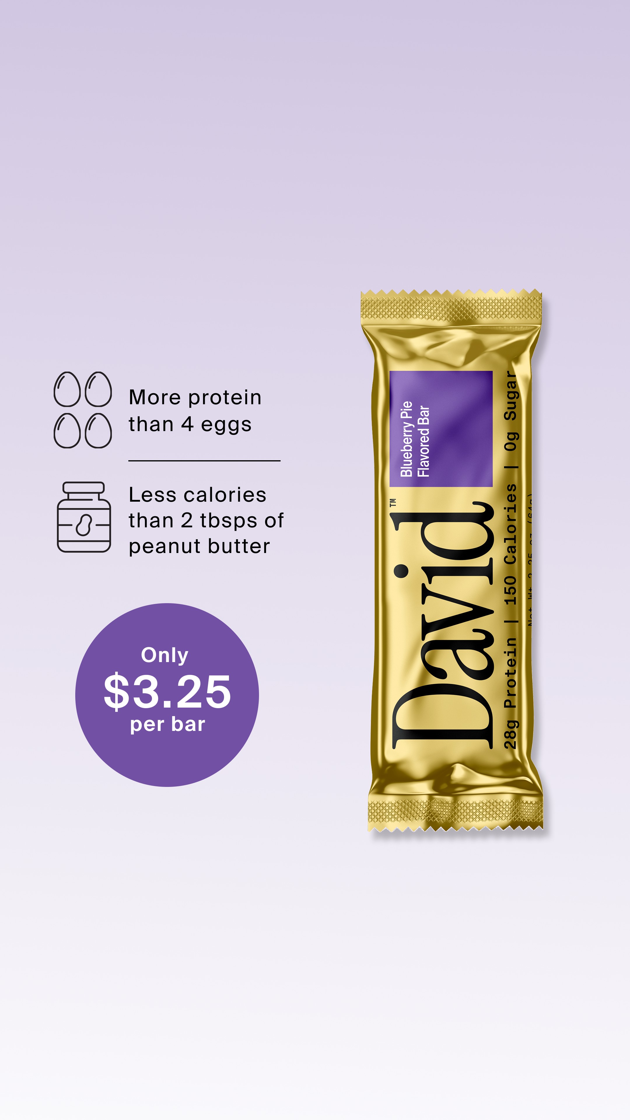 David Protein Facebook ad