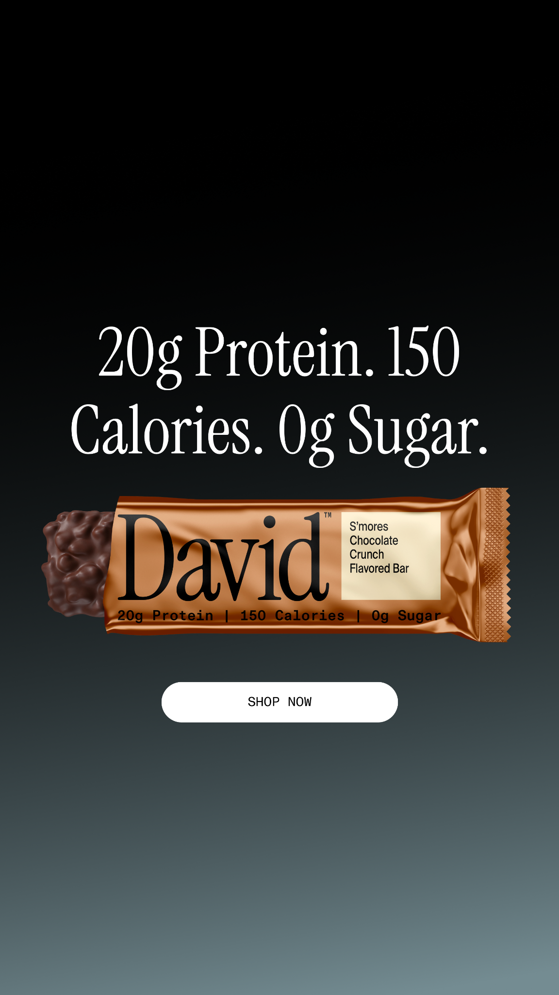 David Protein Facebook ad