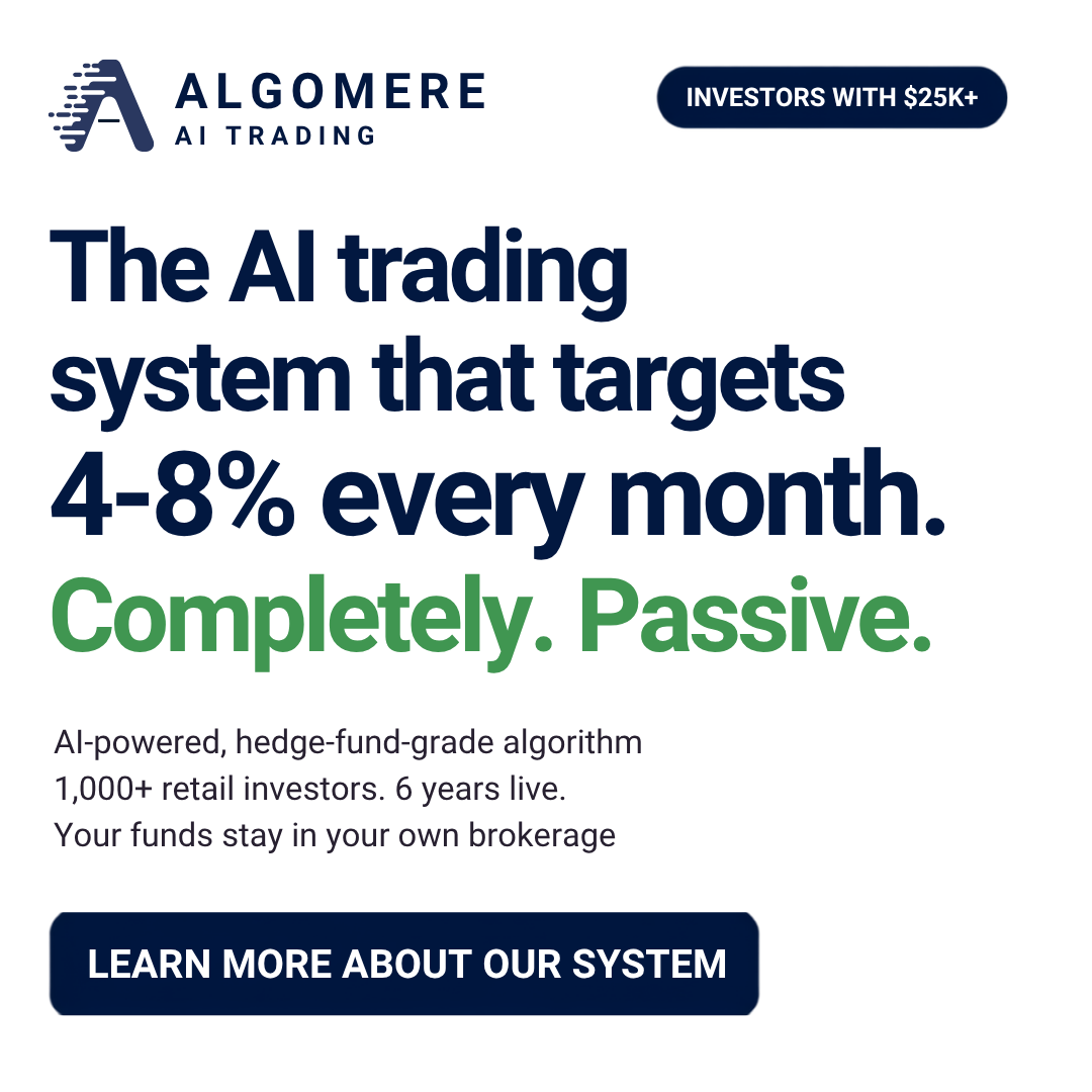 Algomere Facebook ad: Looking to diversify your portfolio?