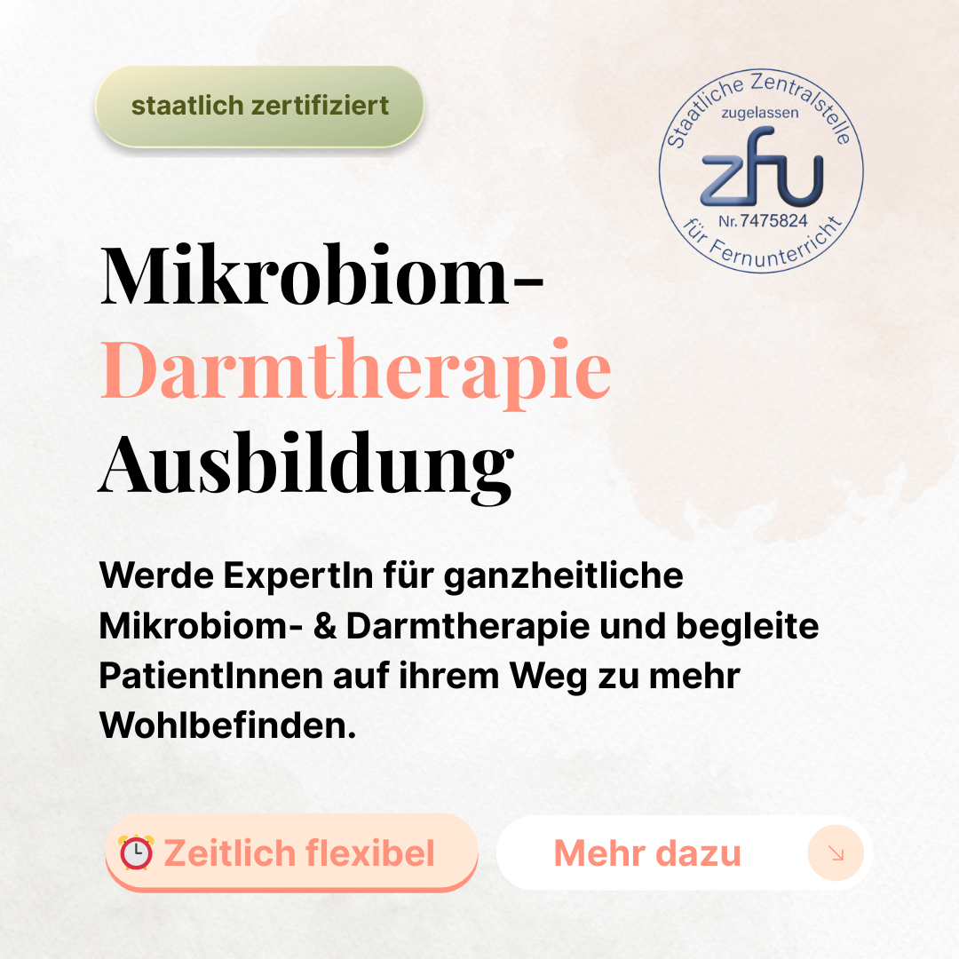 Frauengeflüster Akademie Facebook ad: Du weißt, wie wichtig der Darm ist, aber…